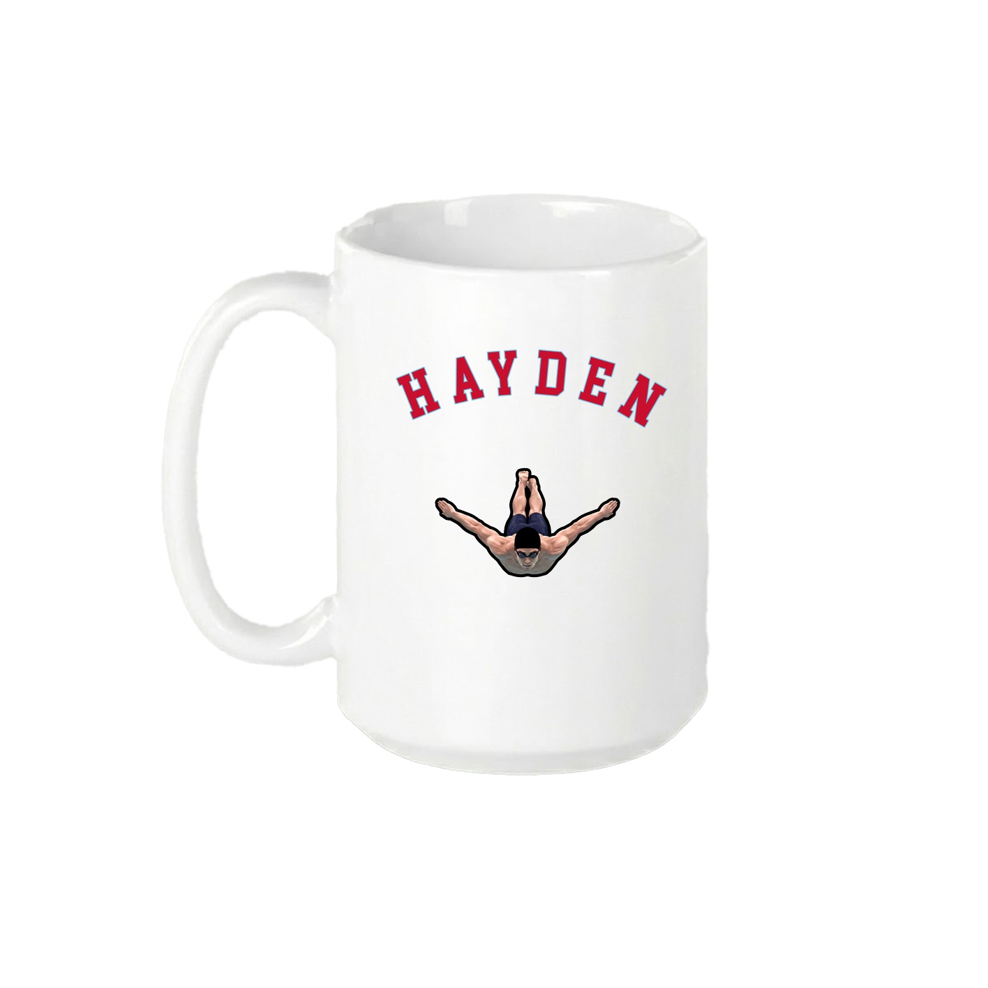 15oz Coffee Mug — Shirsey Arch in White
