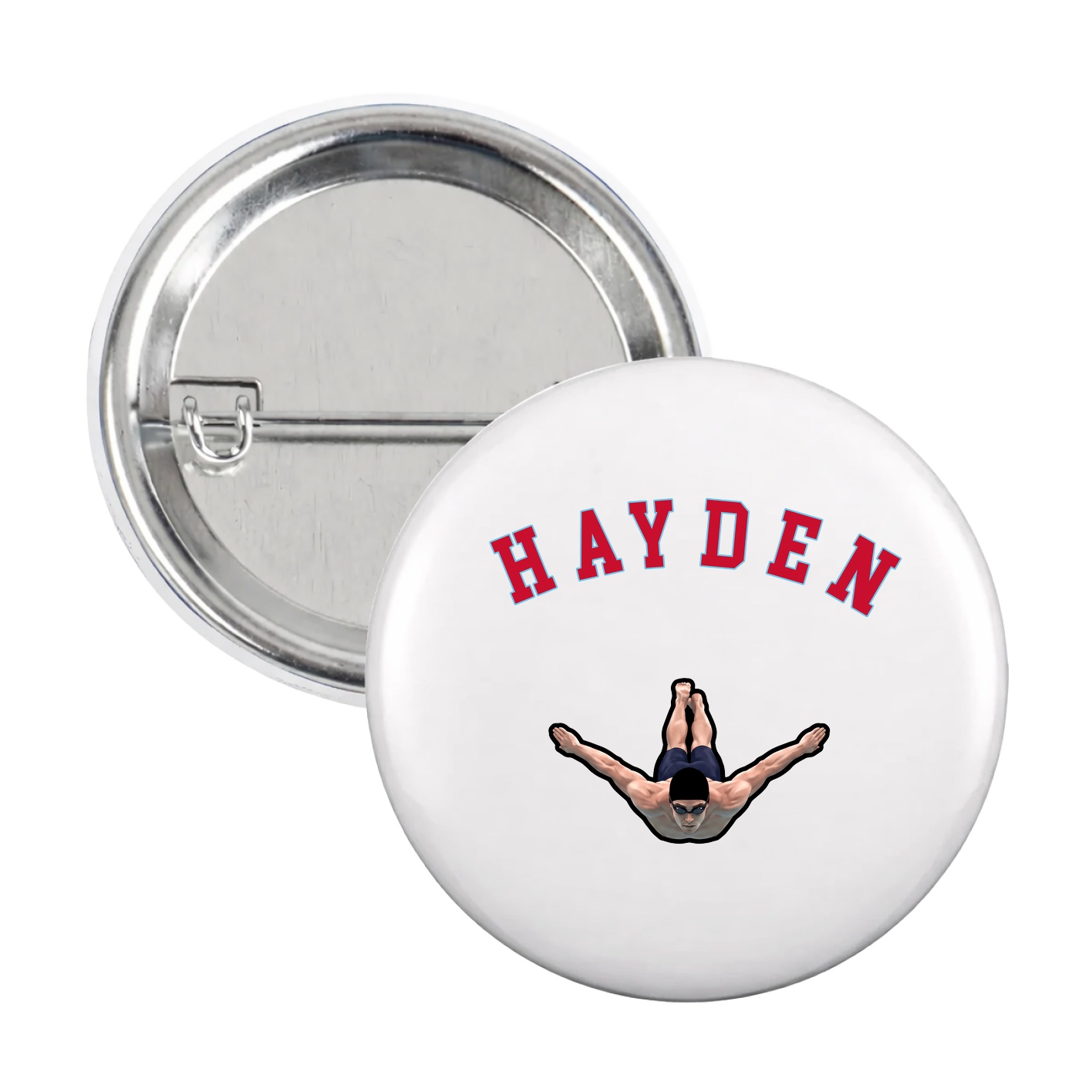 Game Day Button — Shirsey Arch in White