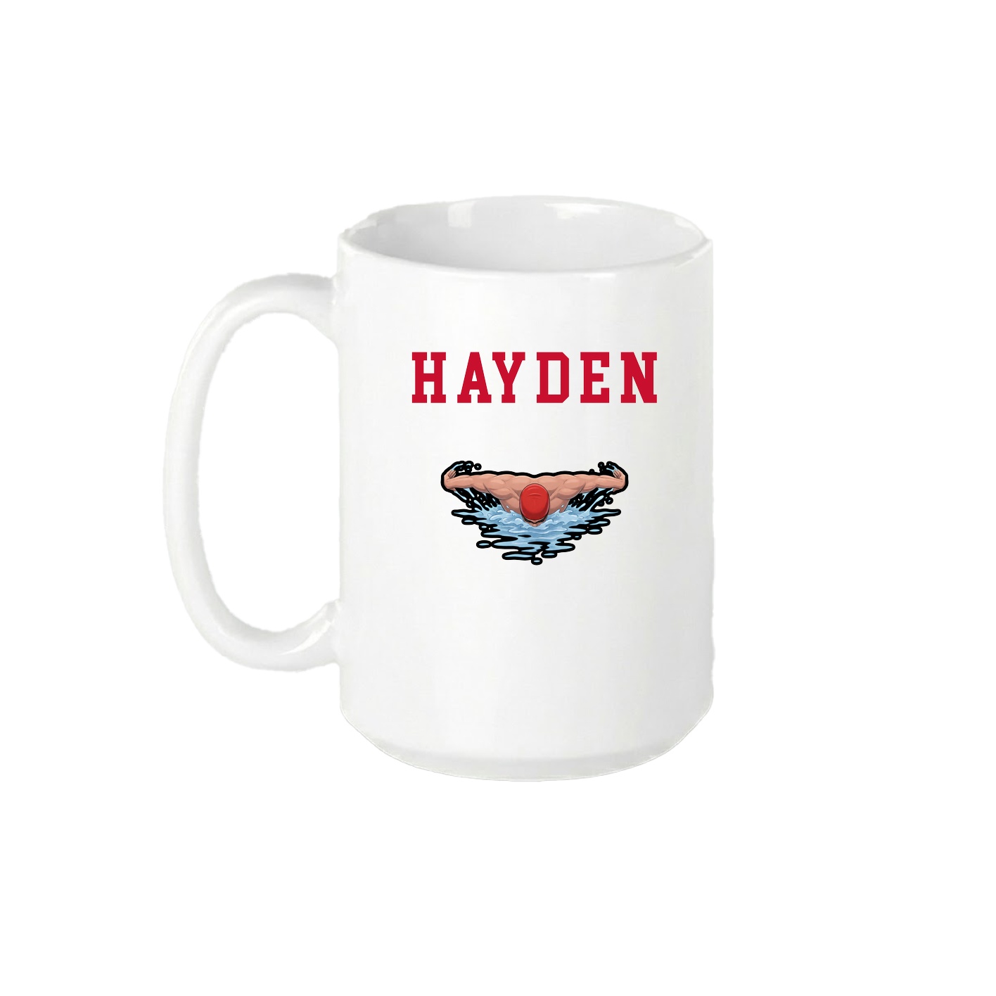 15oz Coffee Mug — Shirsey in White