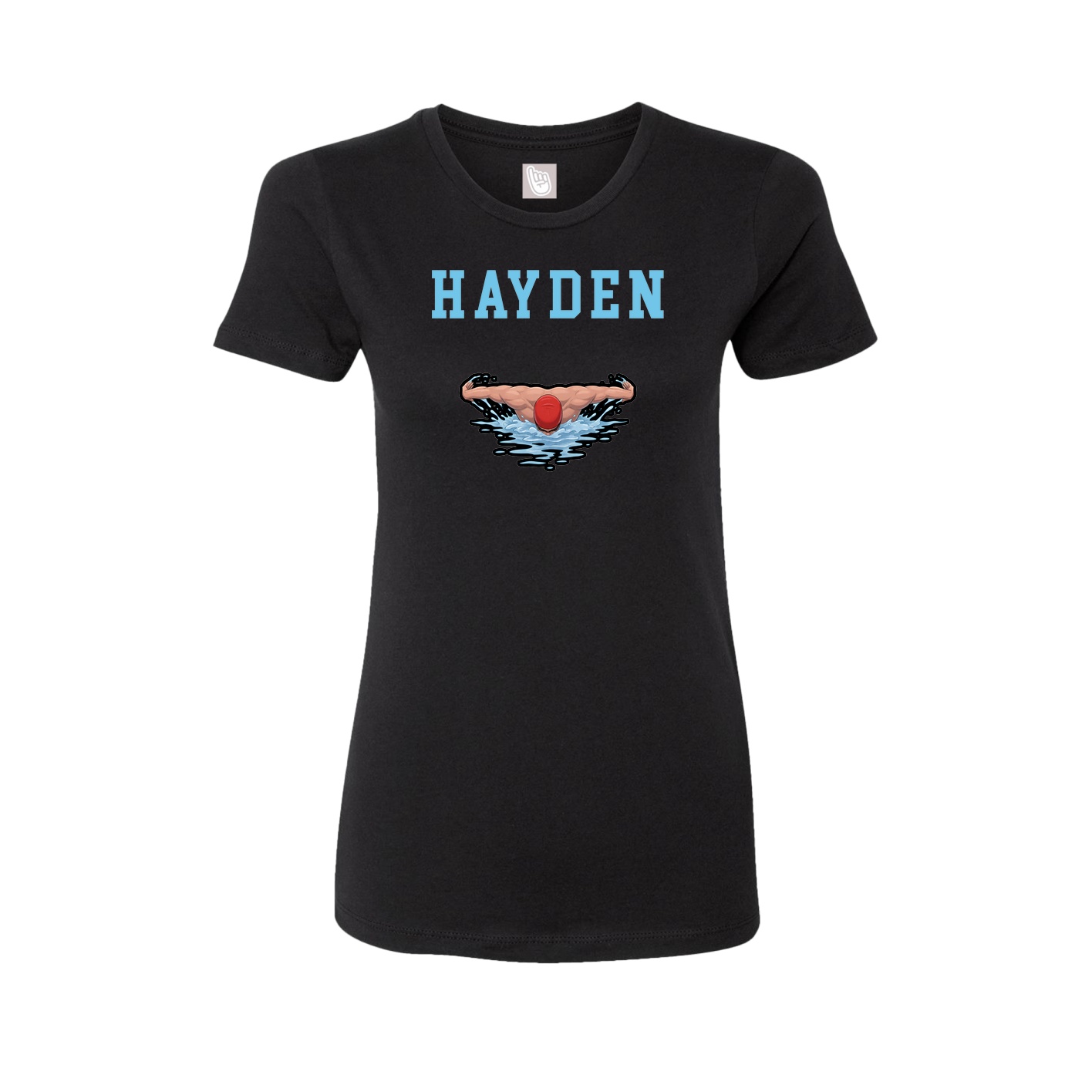 Fitted Women's Tee — Shirsey in Black