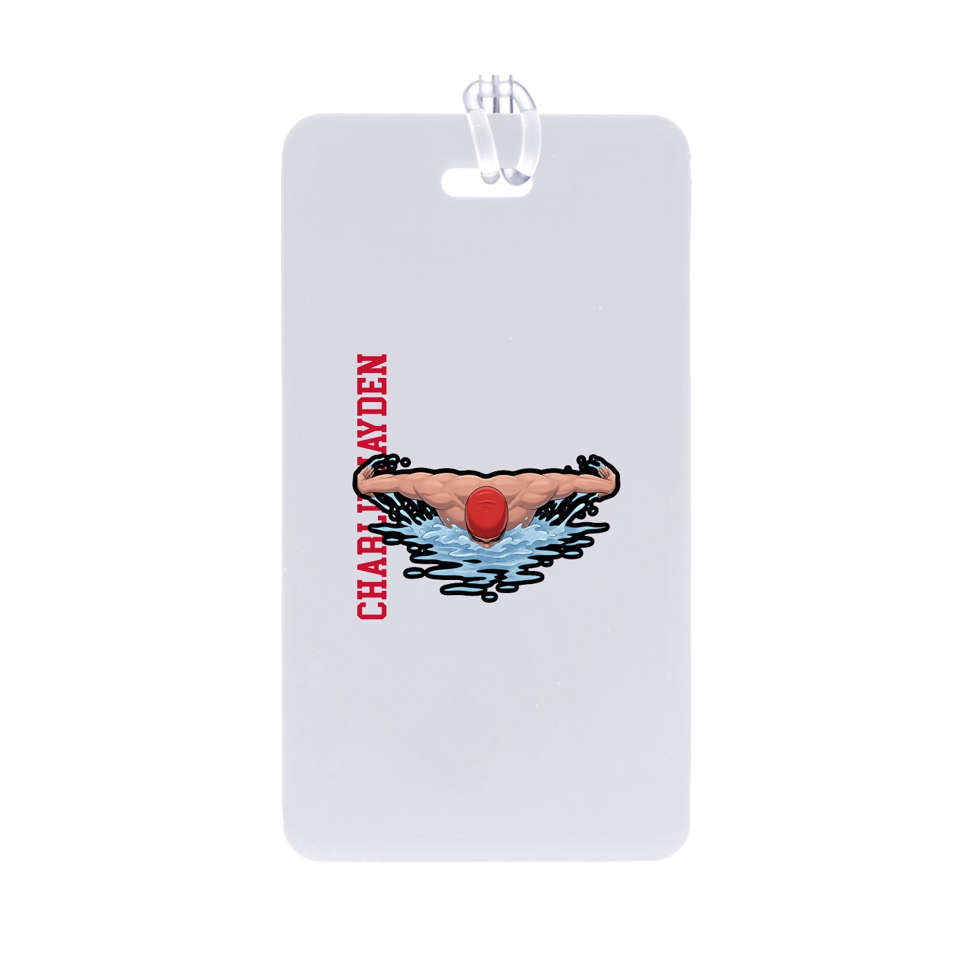 Bag Tag — Name Vertical in Classic