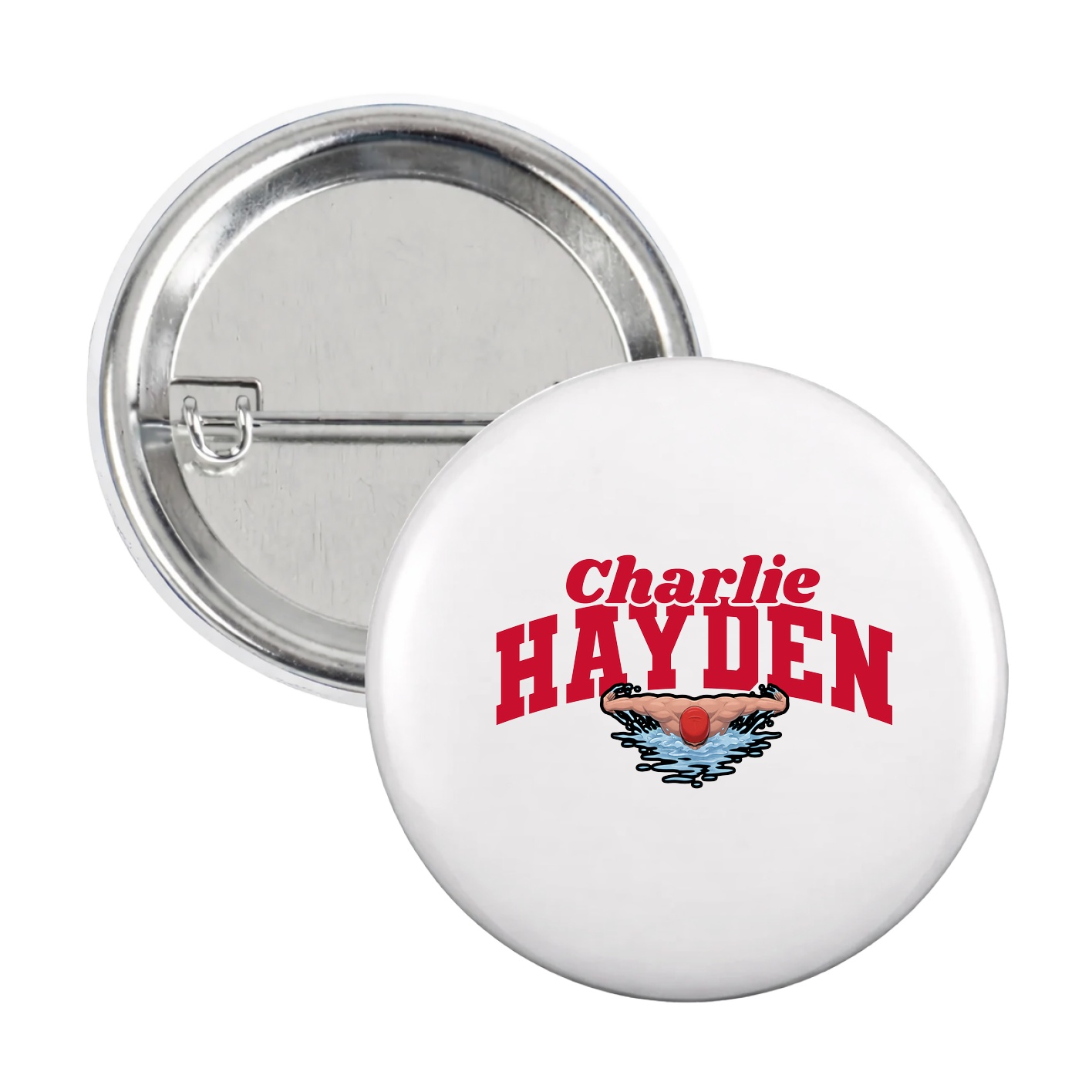 Game Day Button — Signature Arch in White