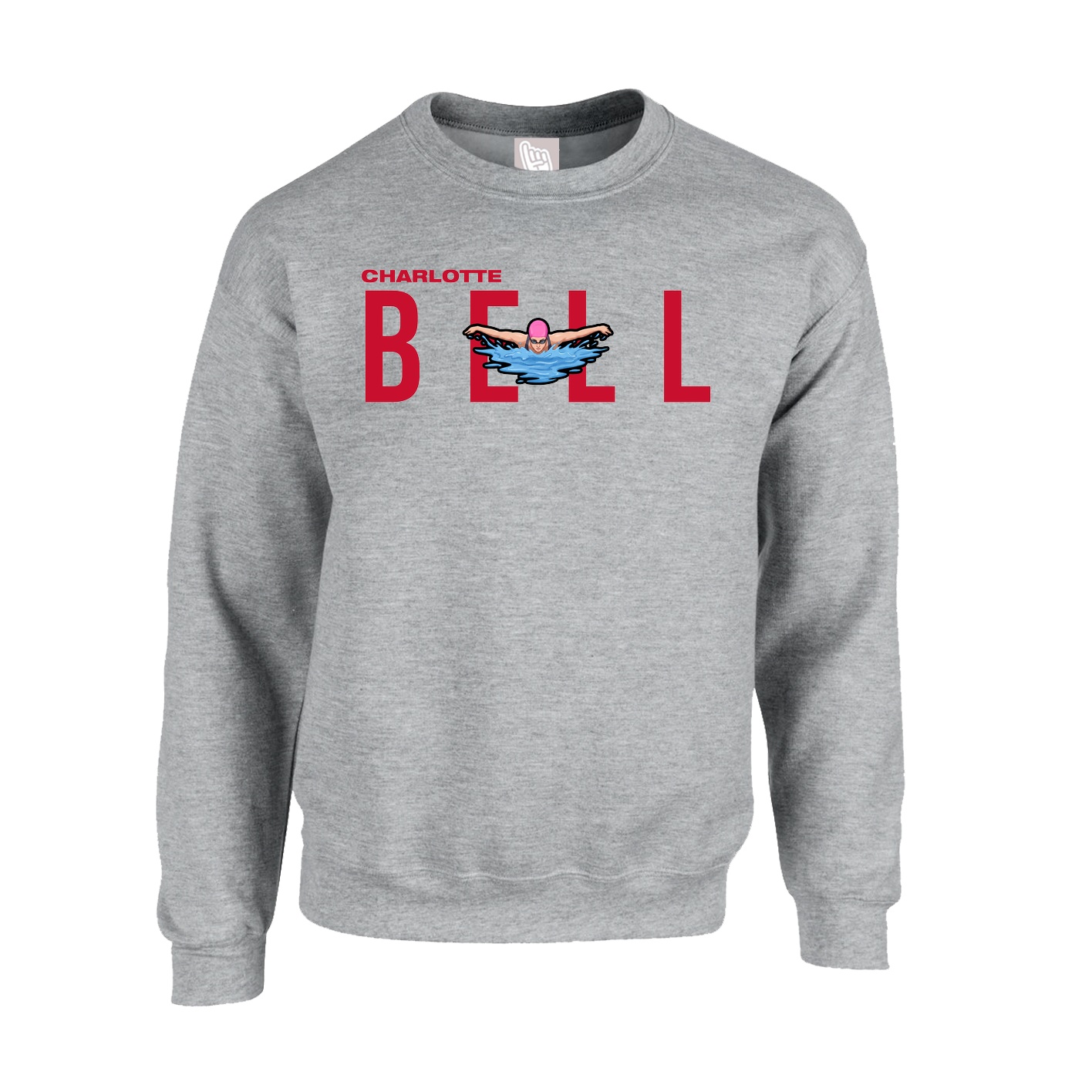 Fleece Crew — Player Name in Grey