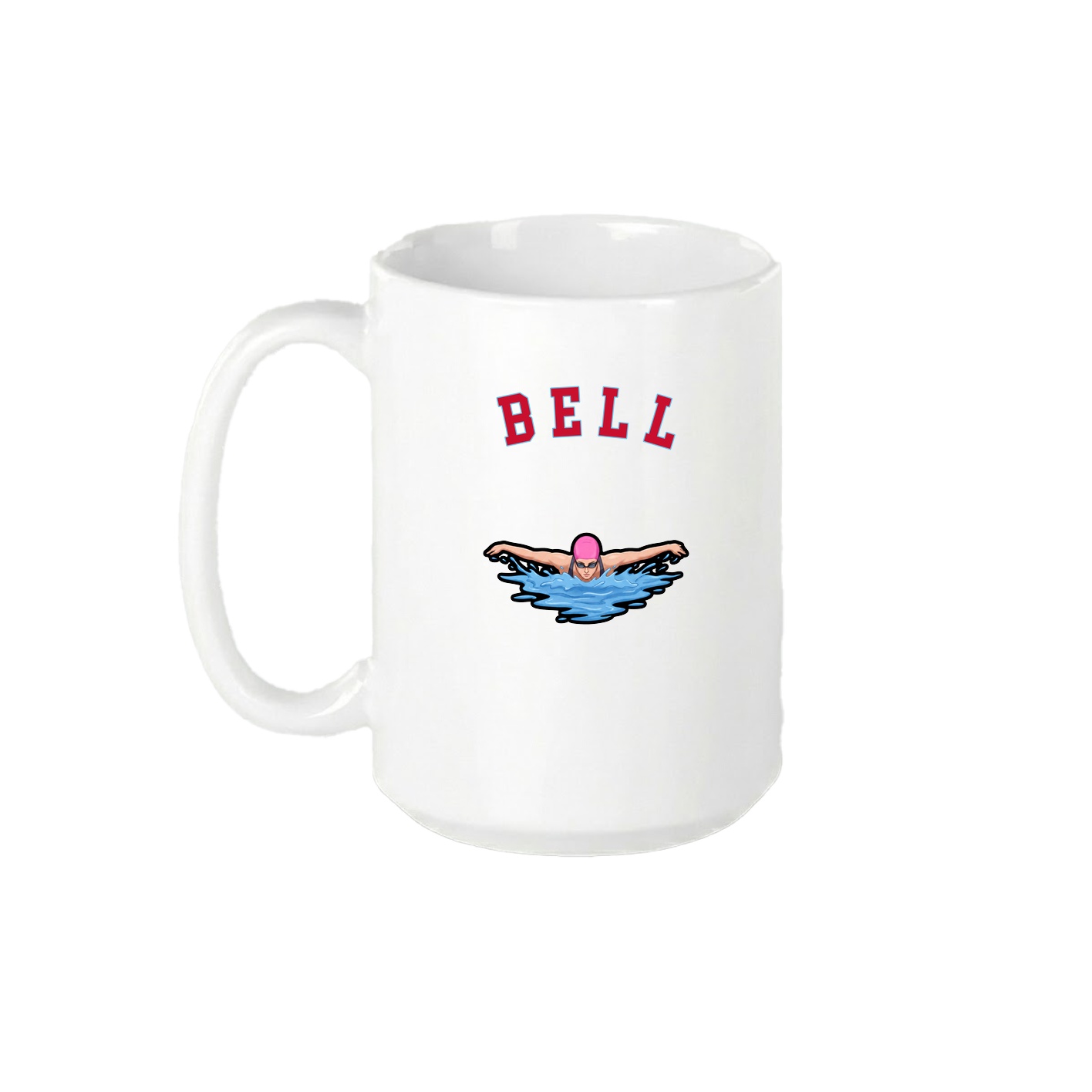 15oz Coffee Mug — Shirsey Arch in White