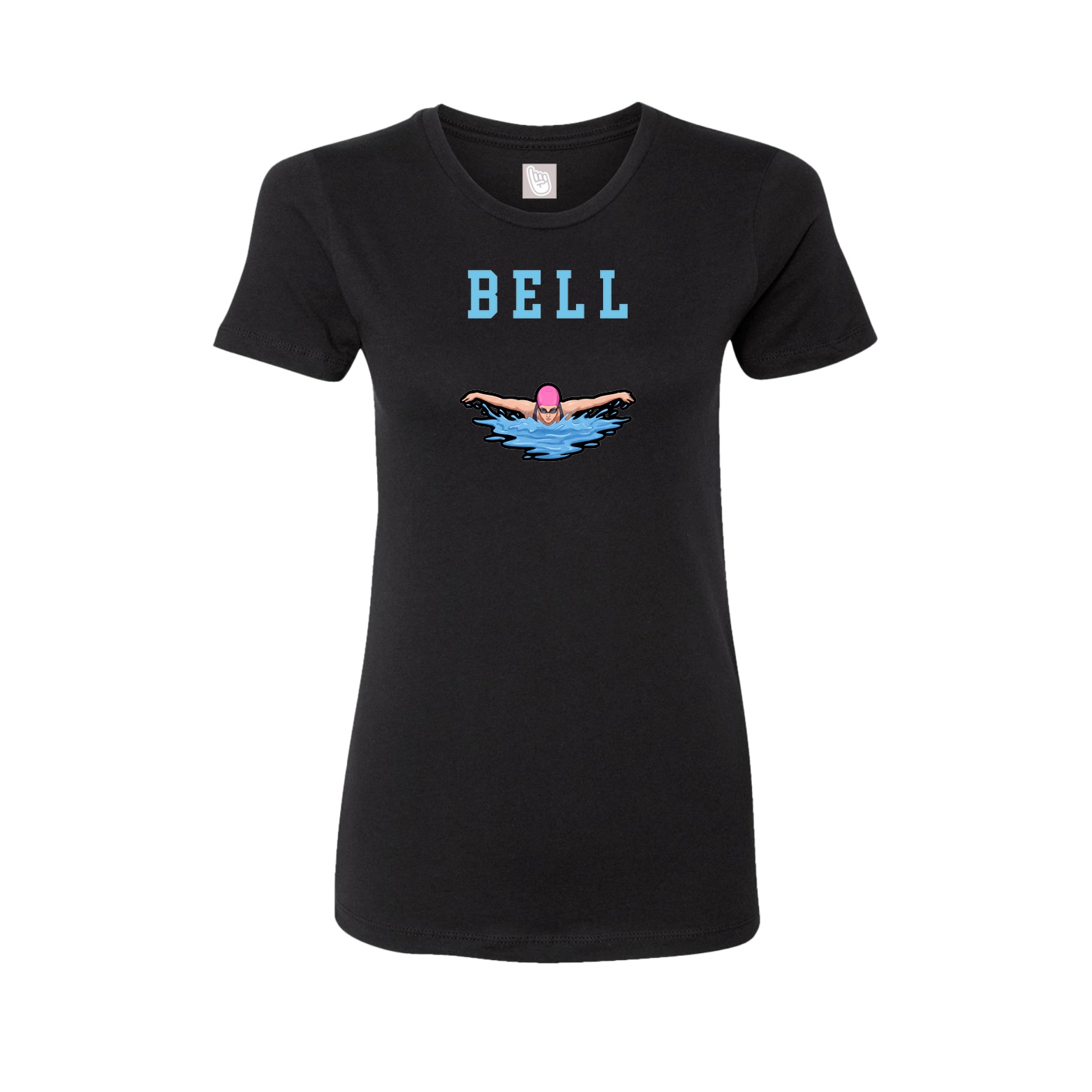 Fitted Women's Tee — Shirsey in Black