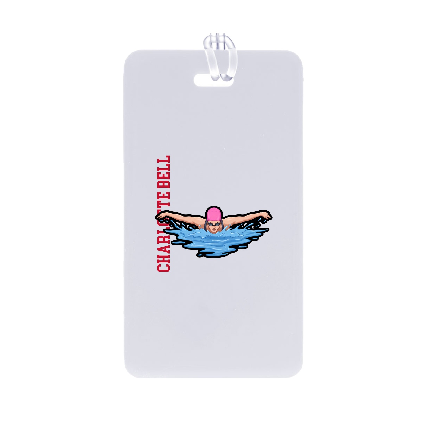 Bag Tag — Name Vertical in Classic