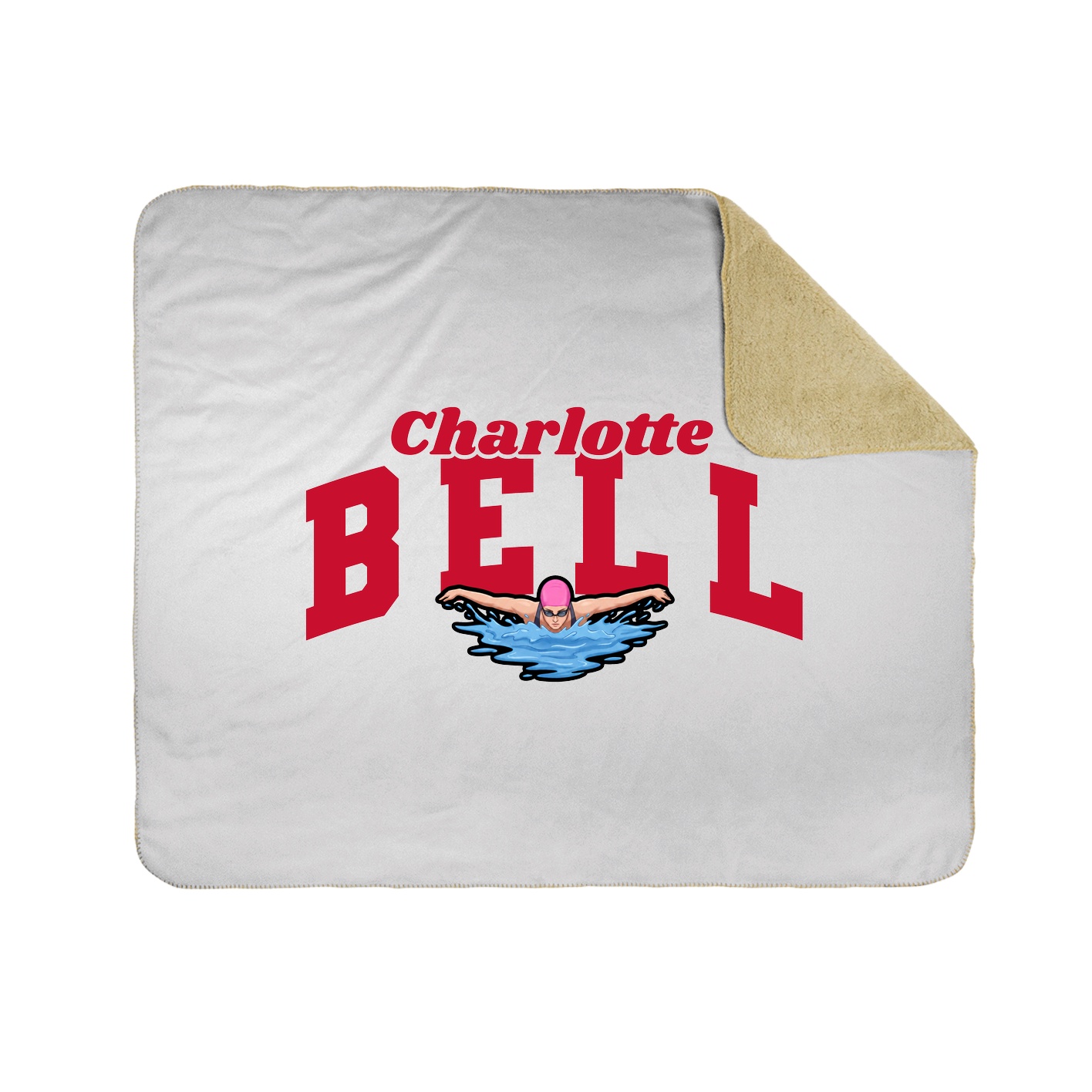 Throw Blanket — Signature Arch in White