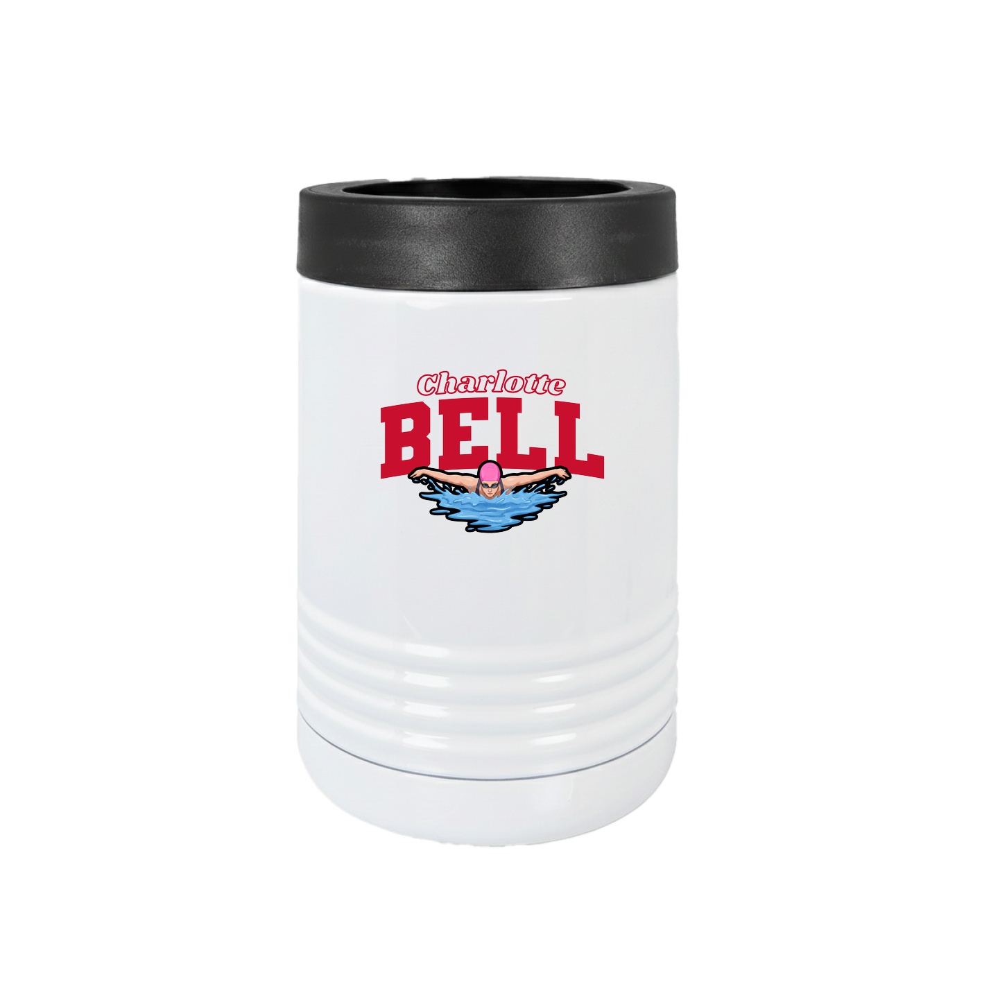 Beverage Holder — Name Arch in White