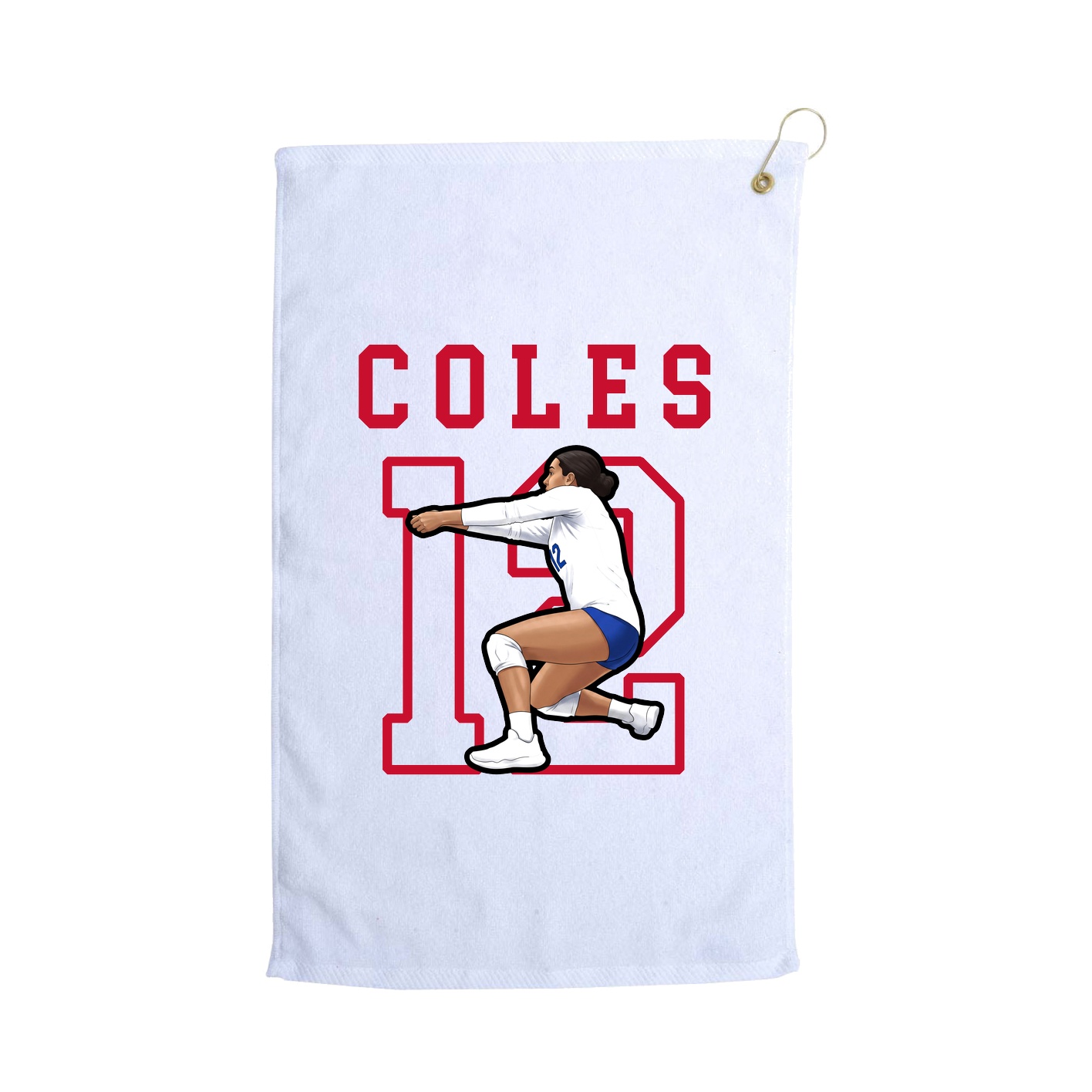 Golf Towel — Shirsey in White