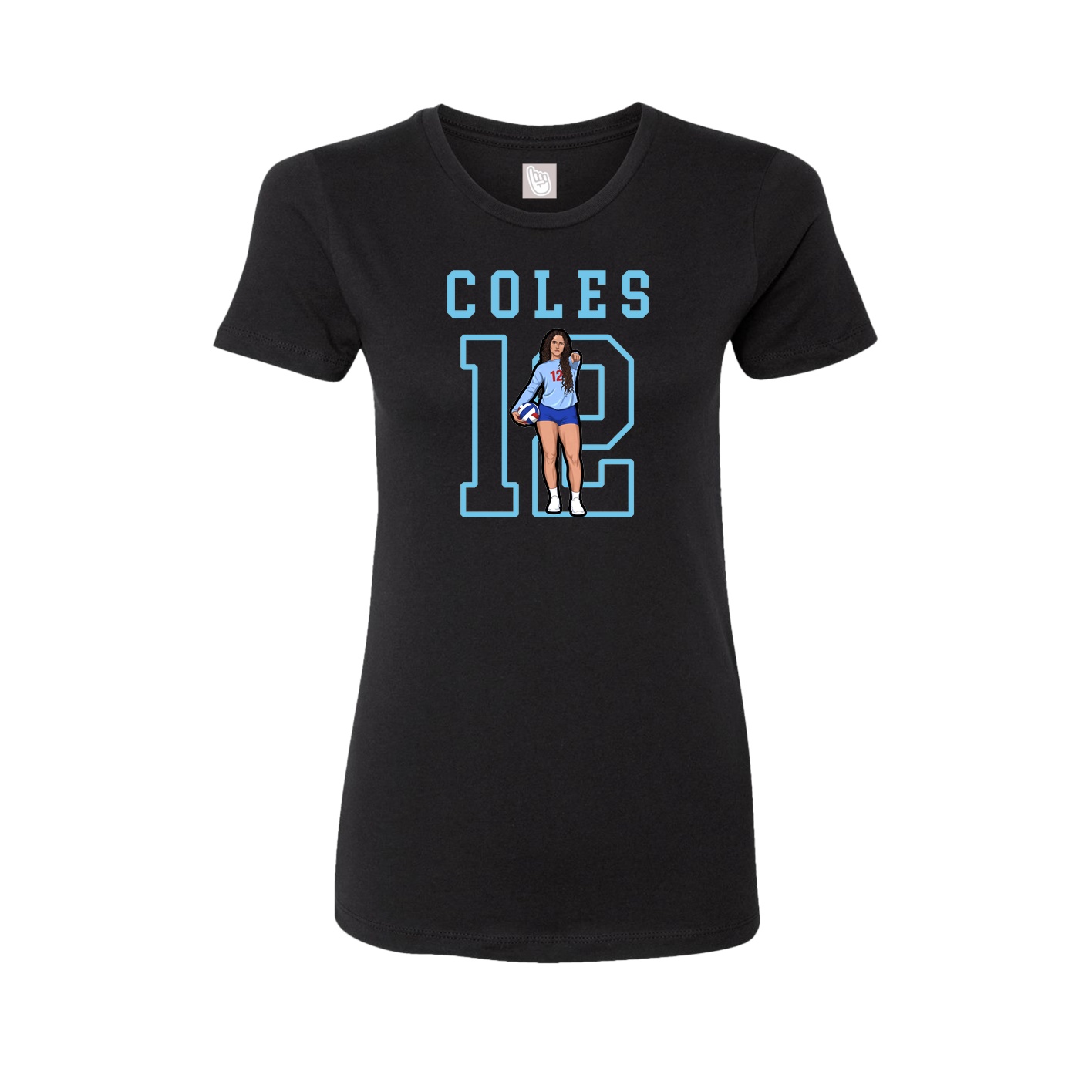 Fitted Women's Tee — Shirsey in Black