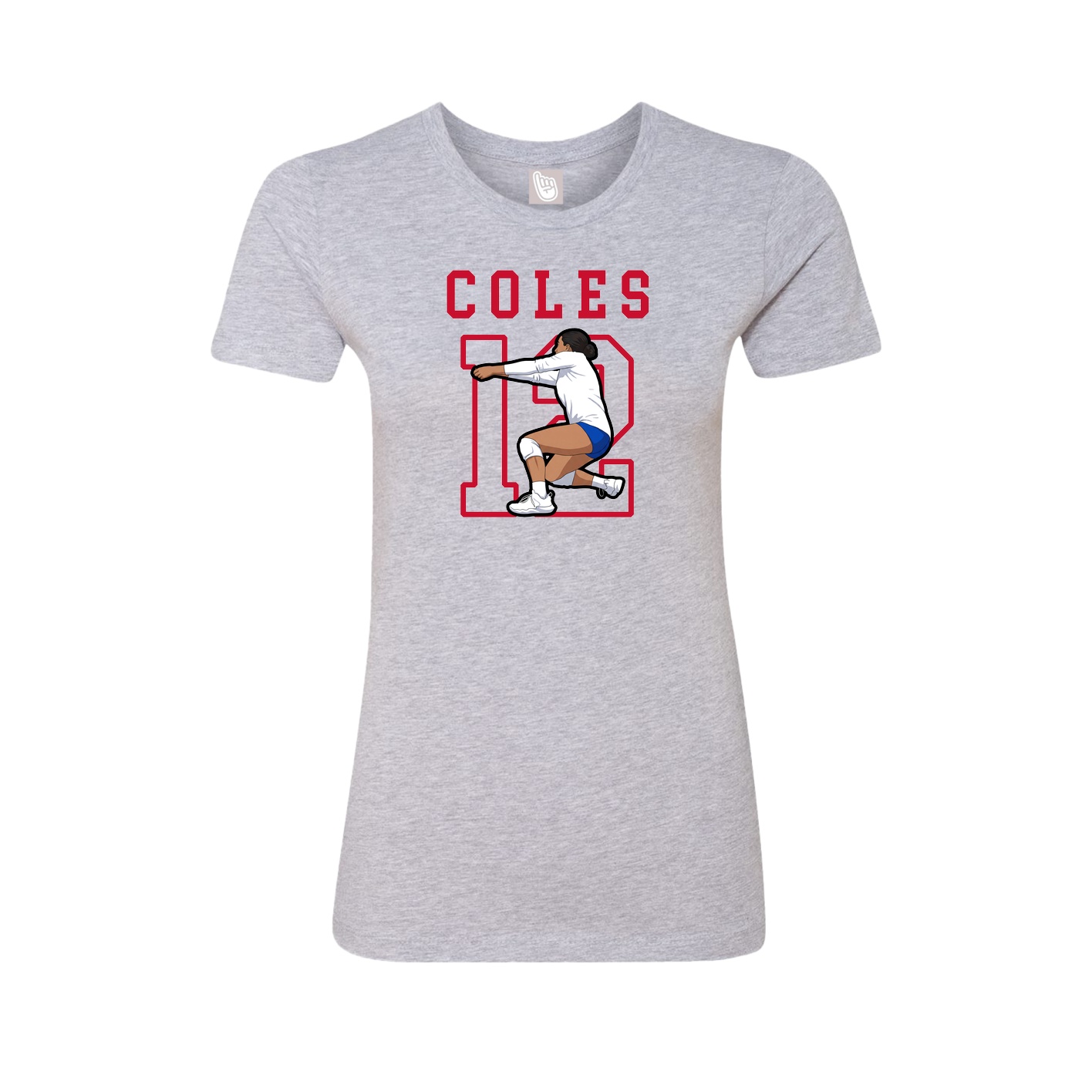 Fitted Women's Tee — Shirsey in Grey