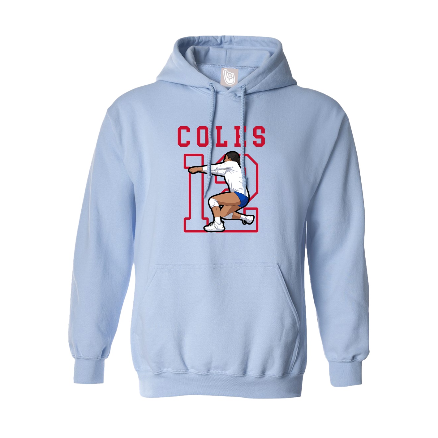Hoodie — Shirsey in Light Blue