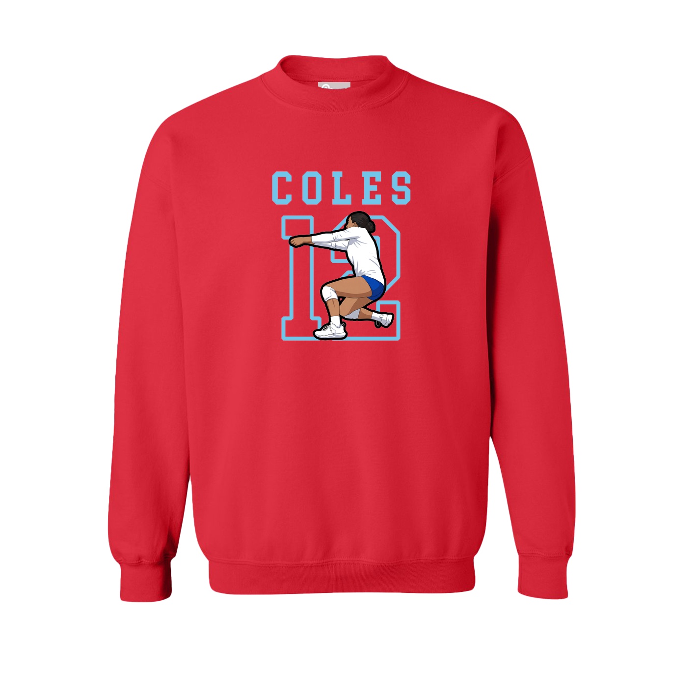 Fleece Crew — Shirsey in Red