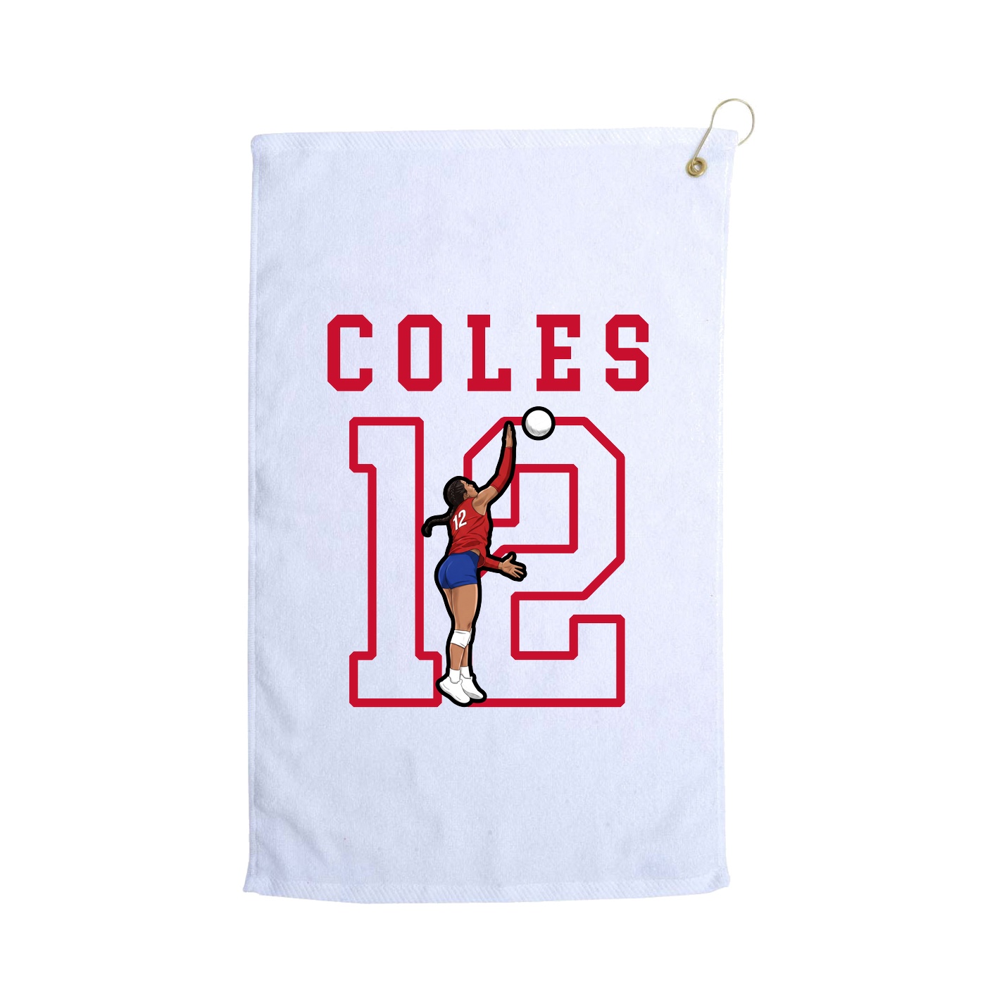 Golf Towel — Shirsey in White