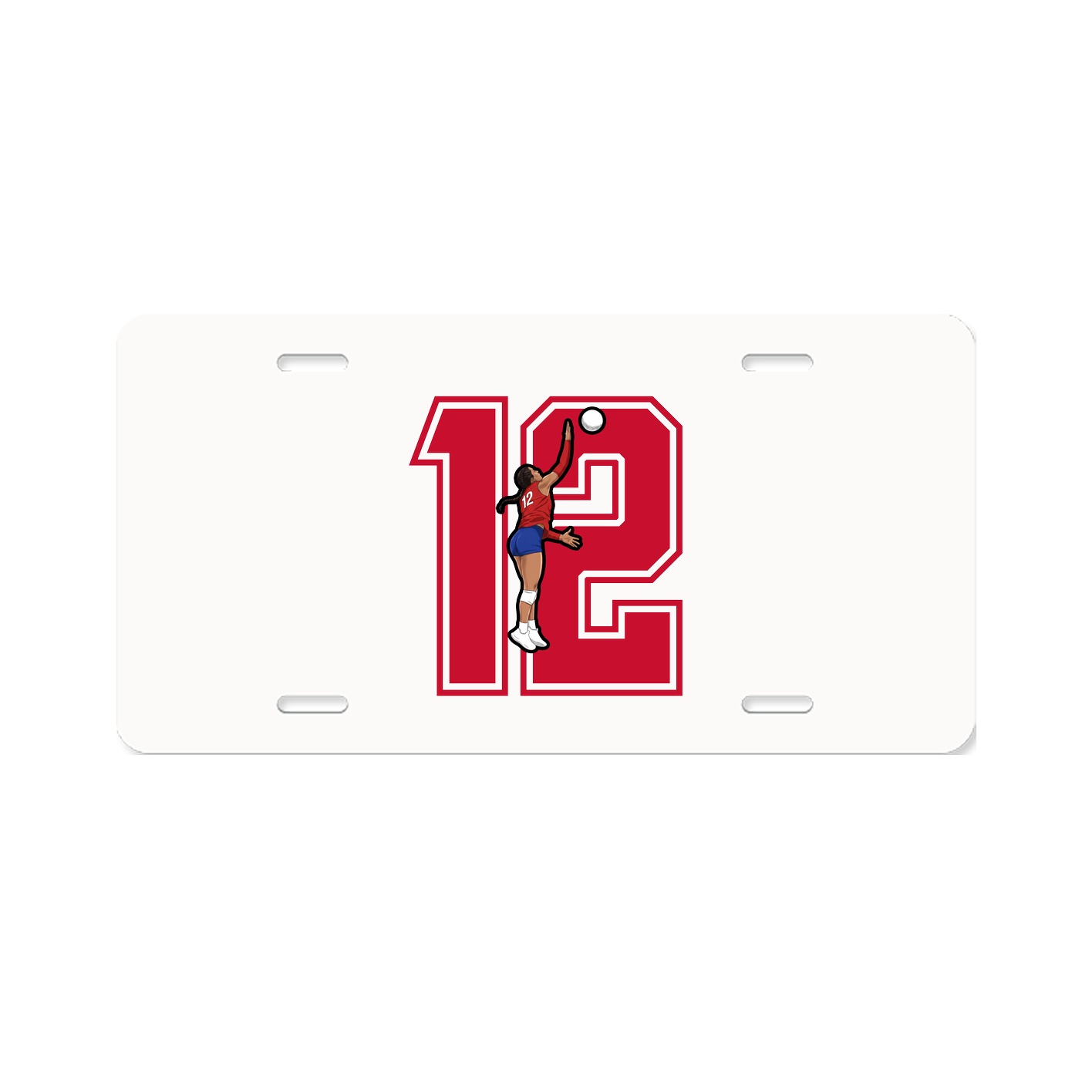 License Plate — Number in Classic