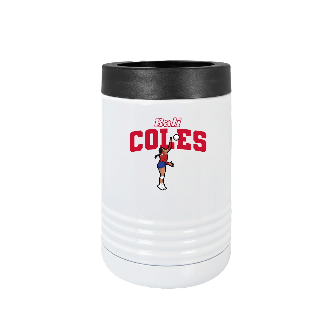 Beverage Holder — Name Arch in White