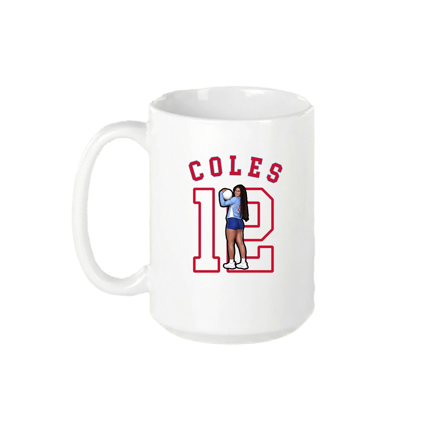 15oz Coffee Mug — Shirsey Arch in White