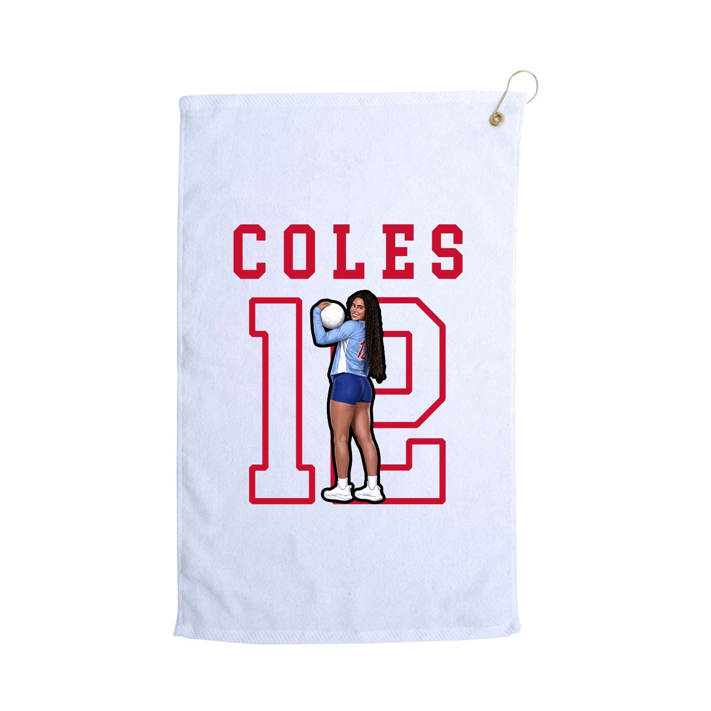 Golf Towel — Shirsey in White