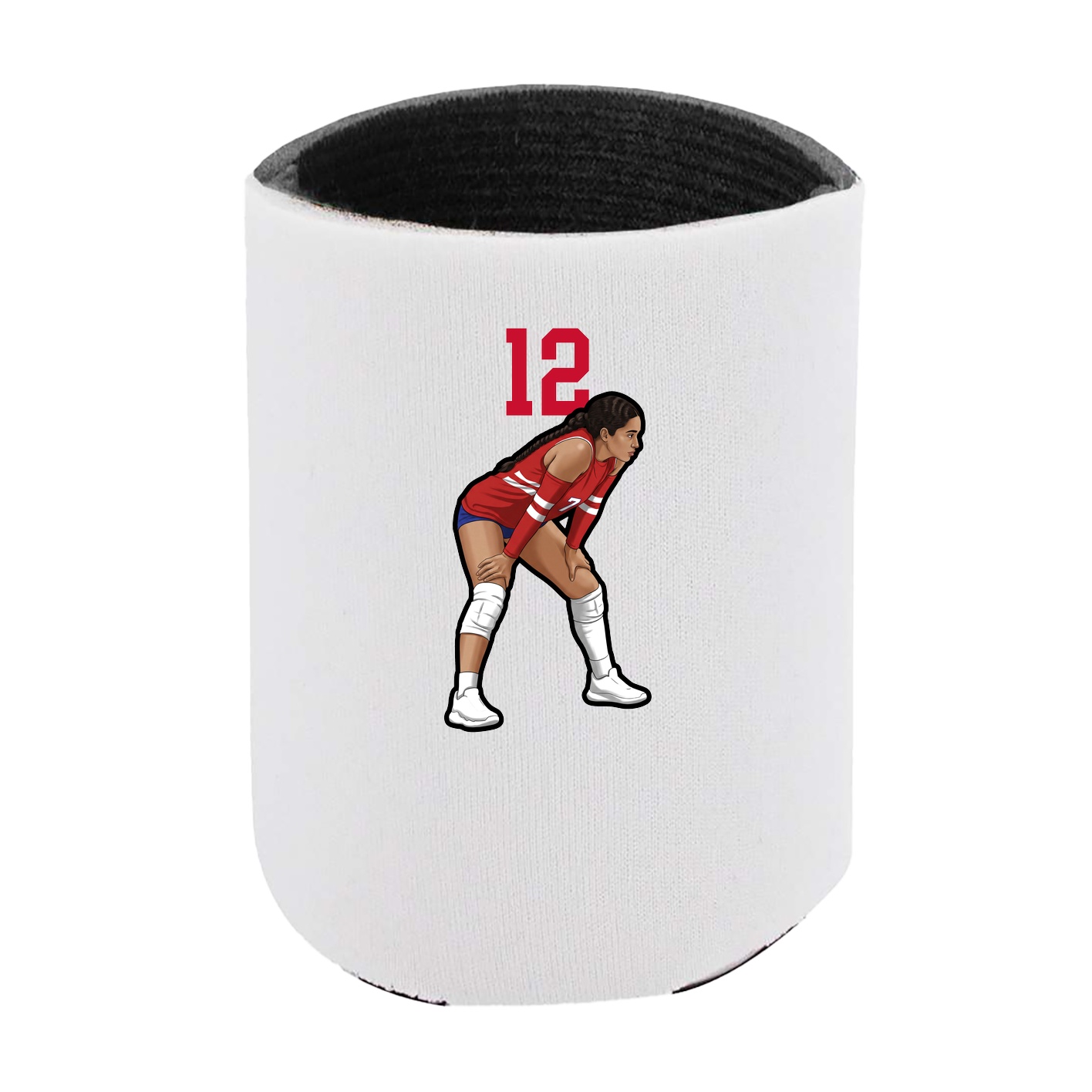 Can Holder — Number Top in White