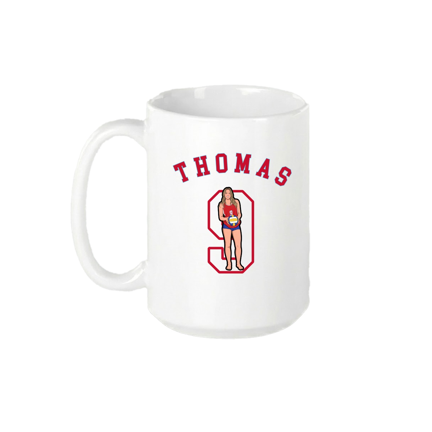 15oz Coffee Mug — Shirsey Arch in White