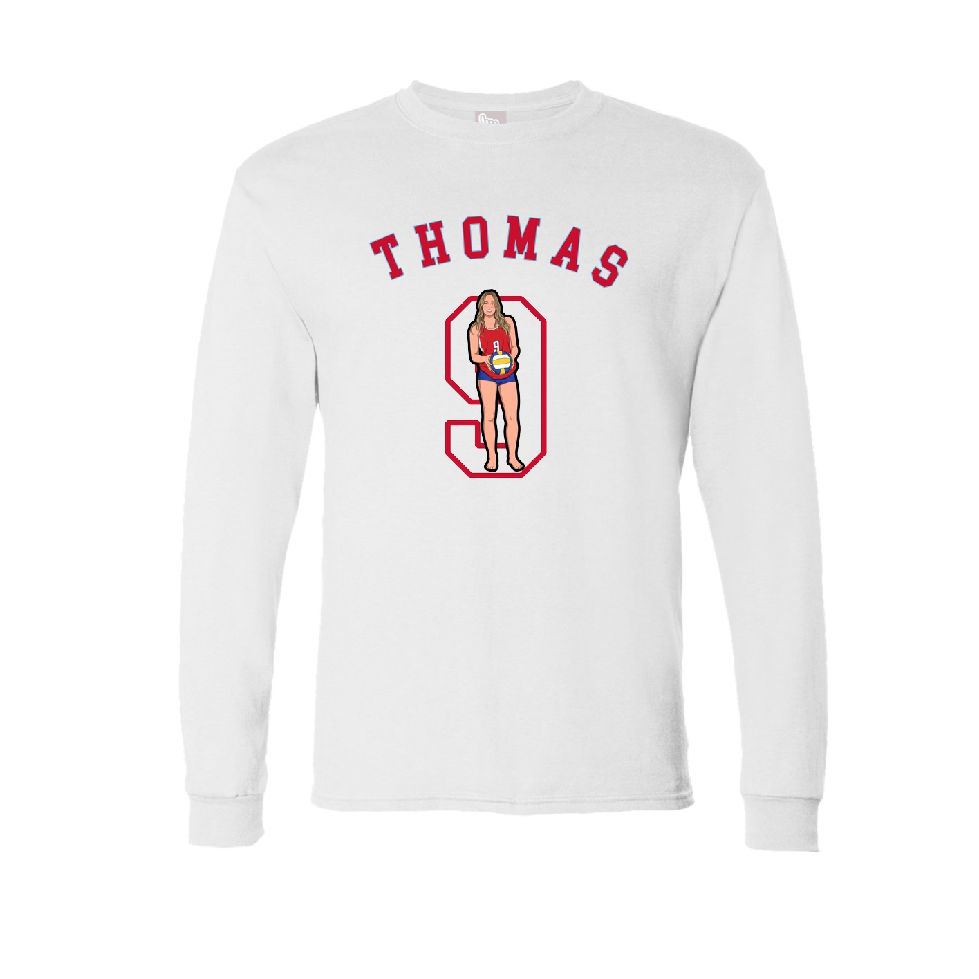 Long Sleeve Tee — Shirsey Arch in White