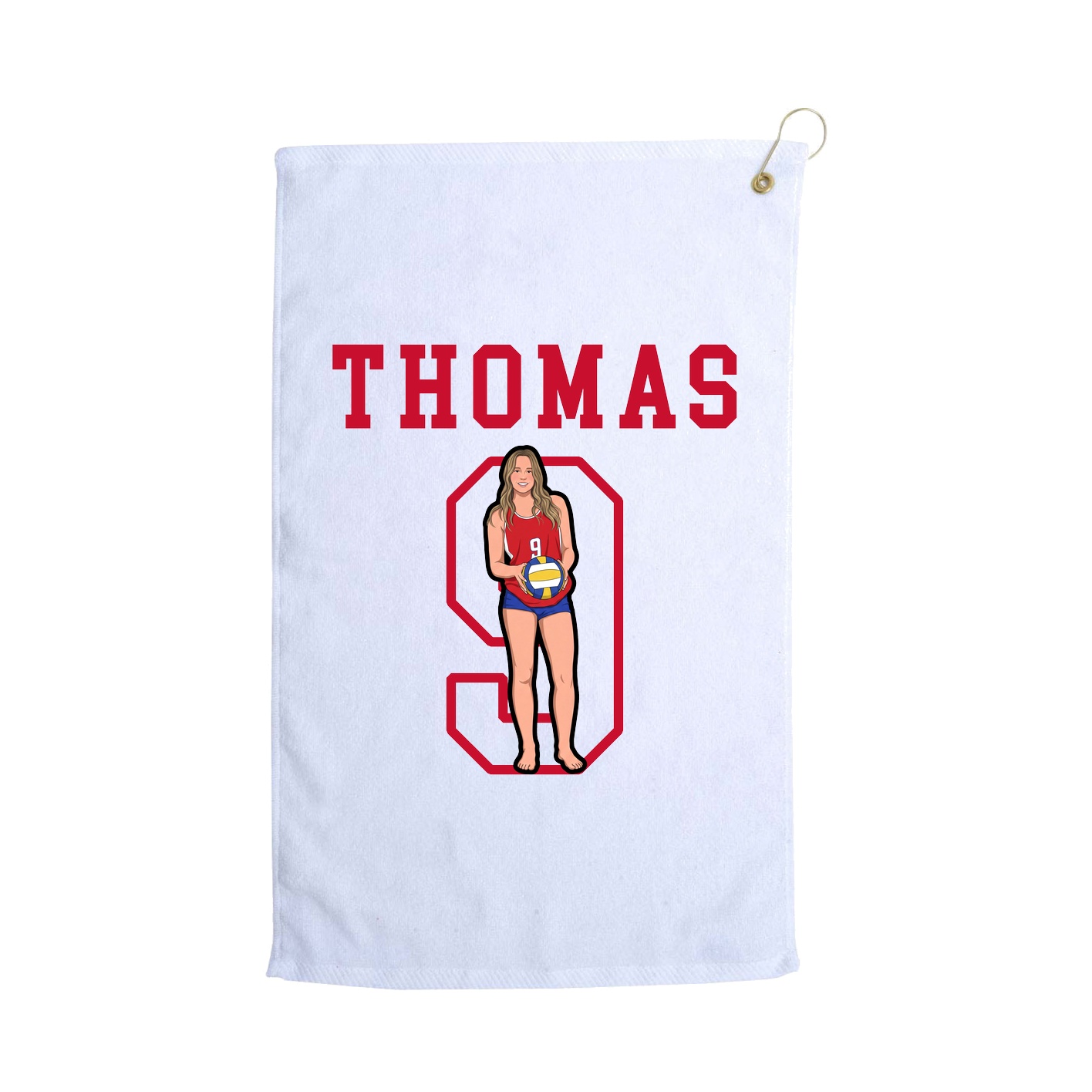 Golf Towel — Shirsey in White
