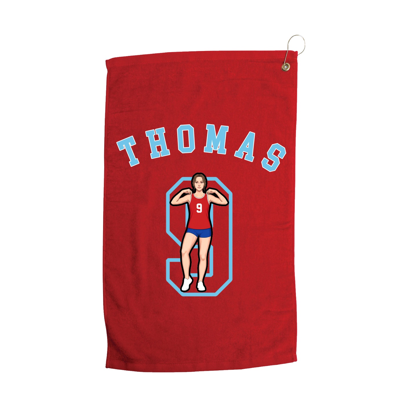 Golf Towel — Shirsey Arch in Red