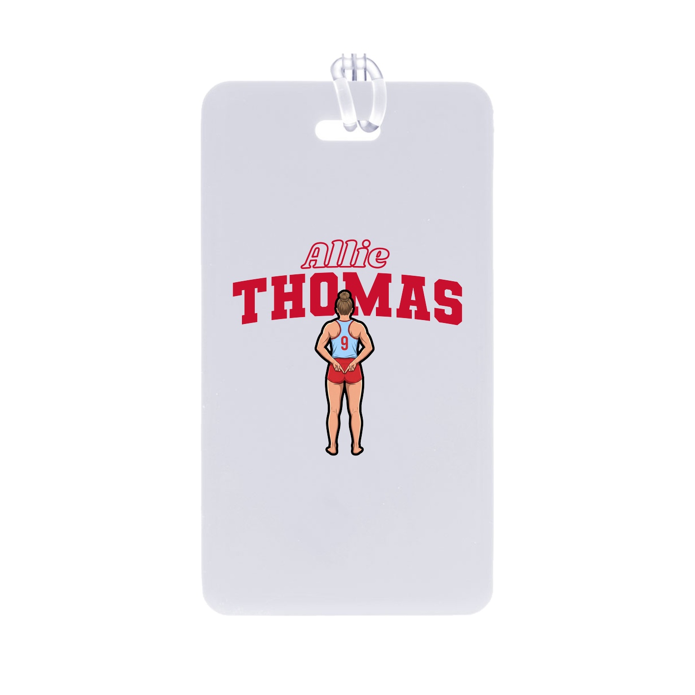 Bag Tag — Name Arch in Classic