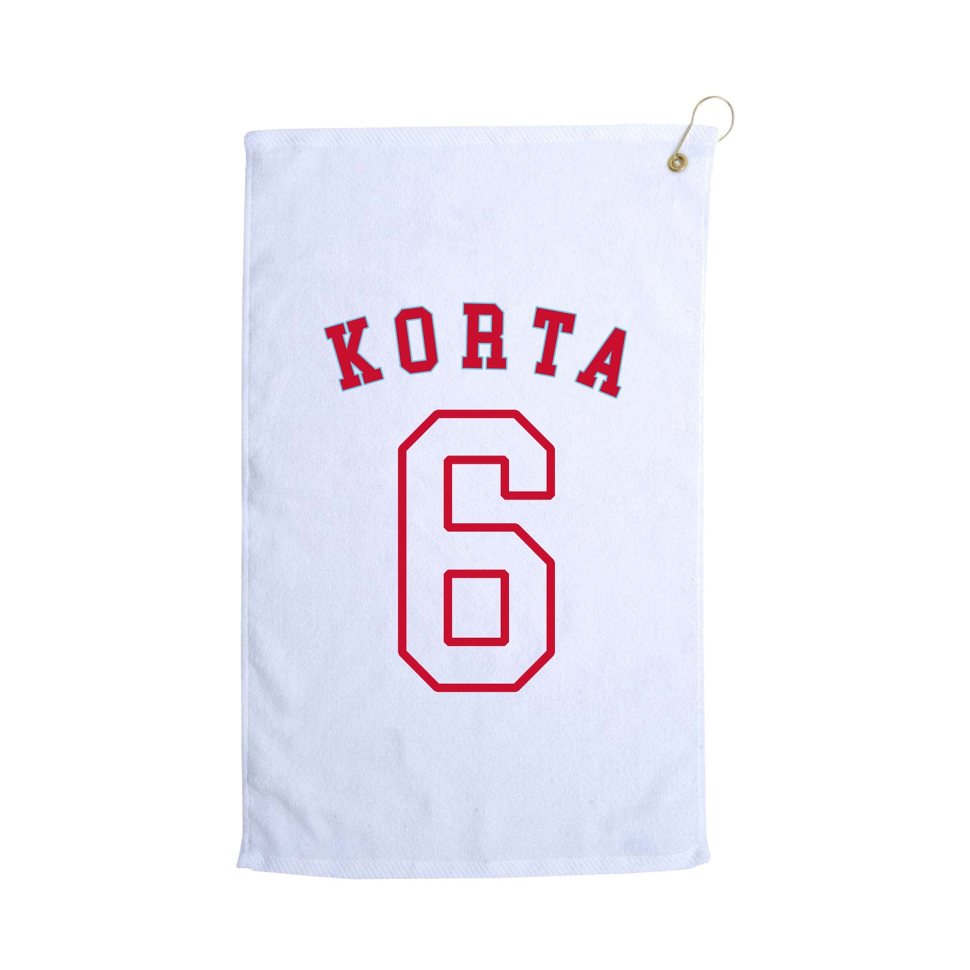 Golf Towel — Shirsey Arch in White