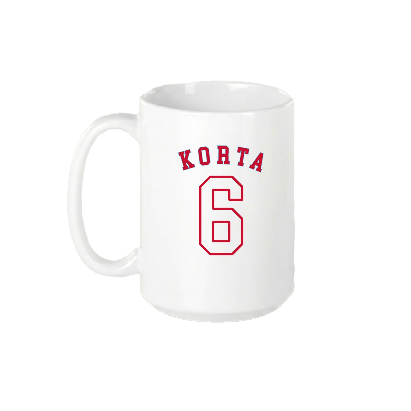 15oz Coffee Mug — Shirsey Arch in White