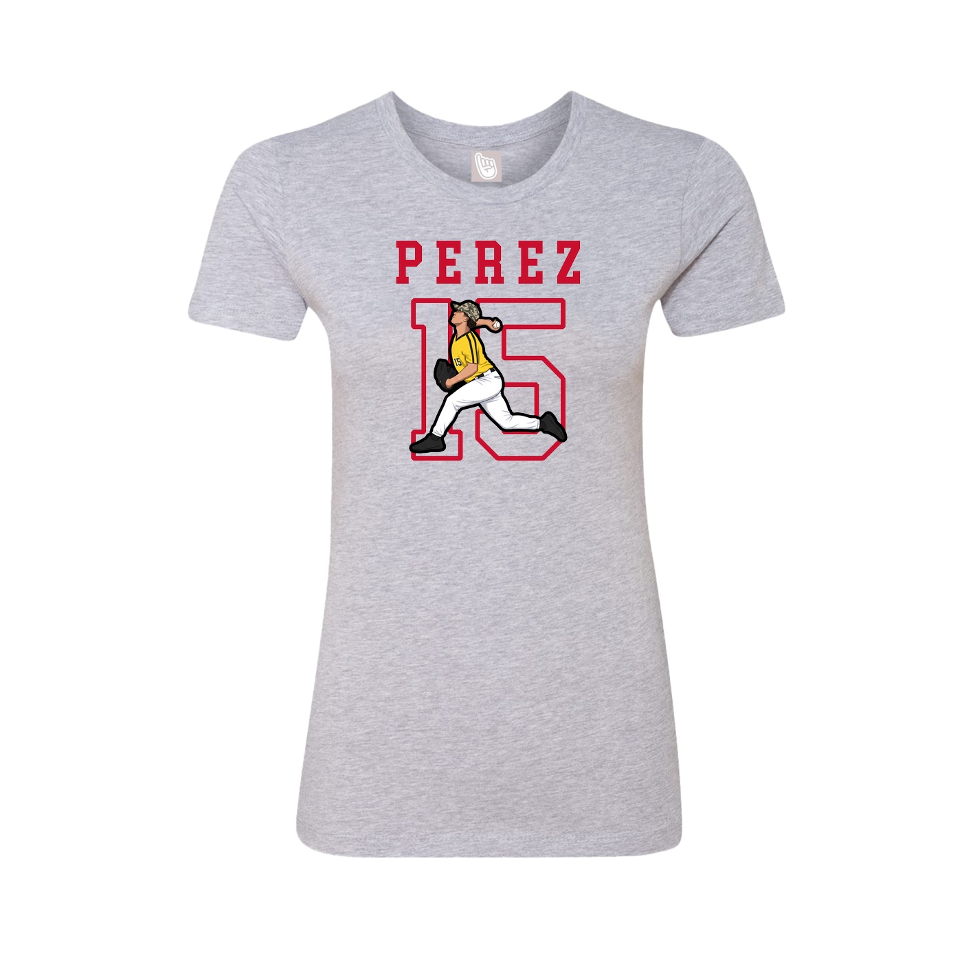 Fitted Women's Tee — Shirsey in Grey