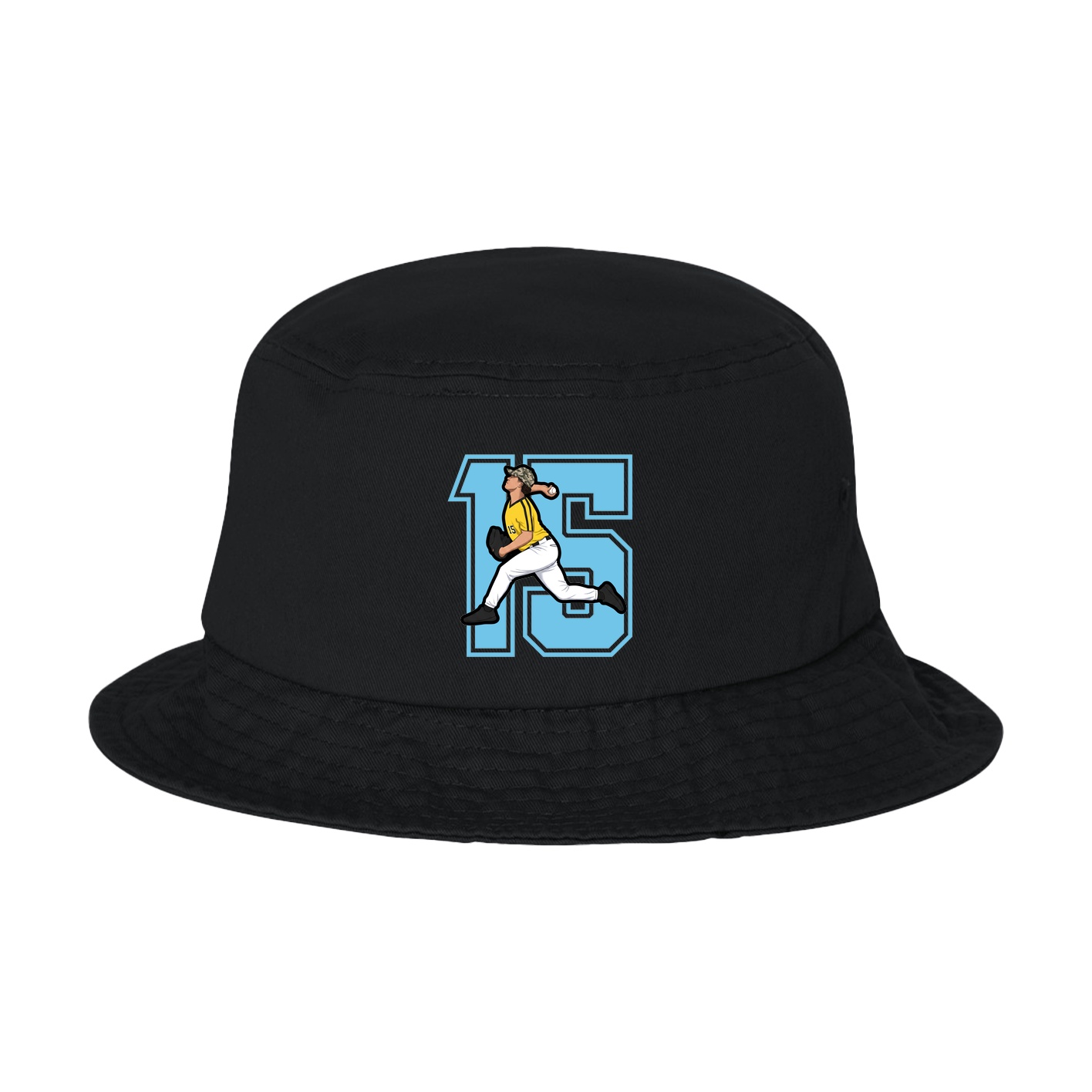 Bucket Cap — Number in Black
