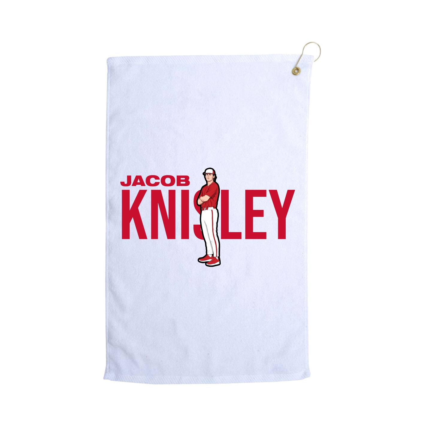 Golf Towel — Player Name in White