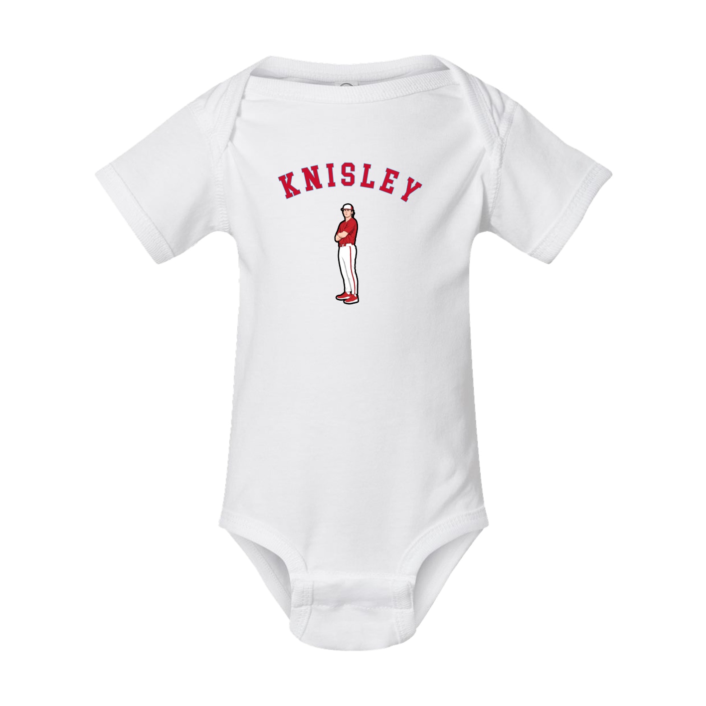 Baby Onesie — Shirsey Arch in White
