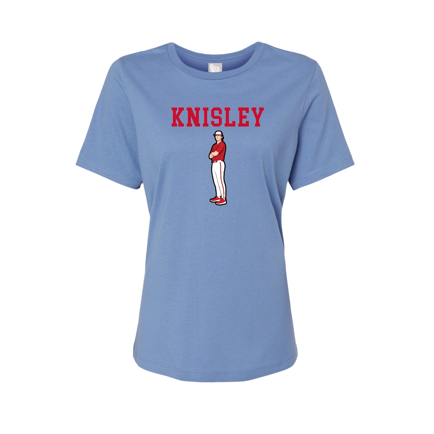 Fitted Women's Tee — Shirsey in Powder Blue