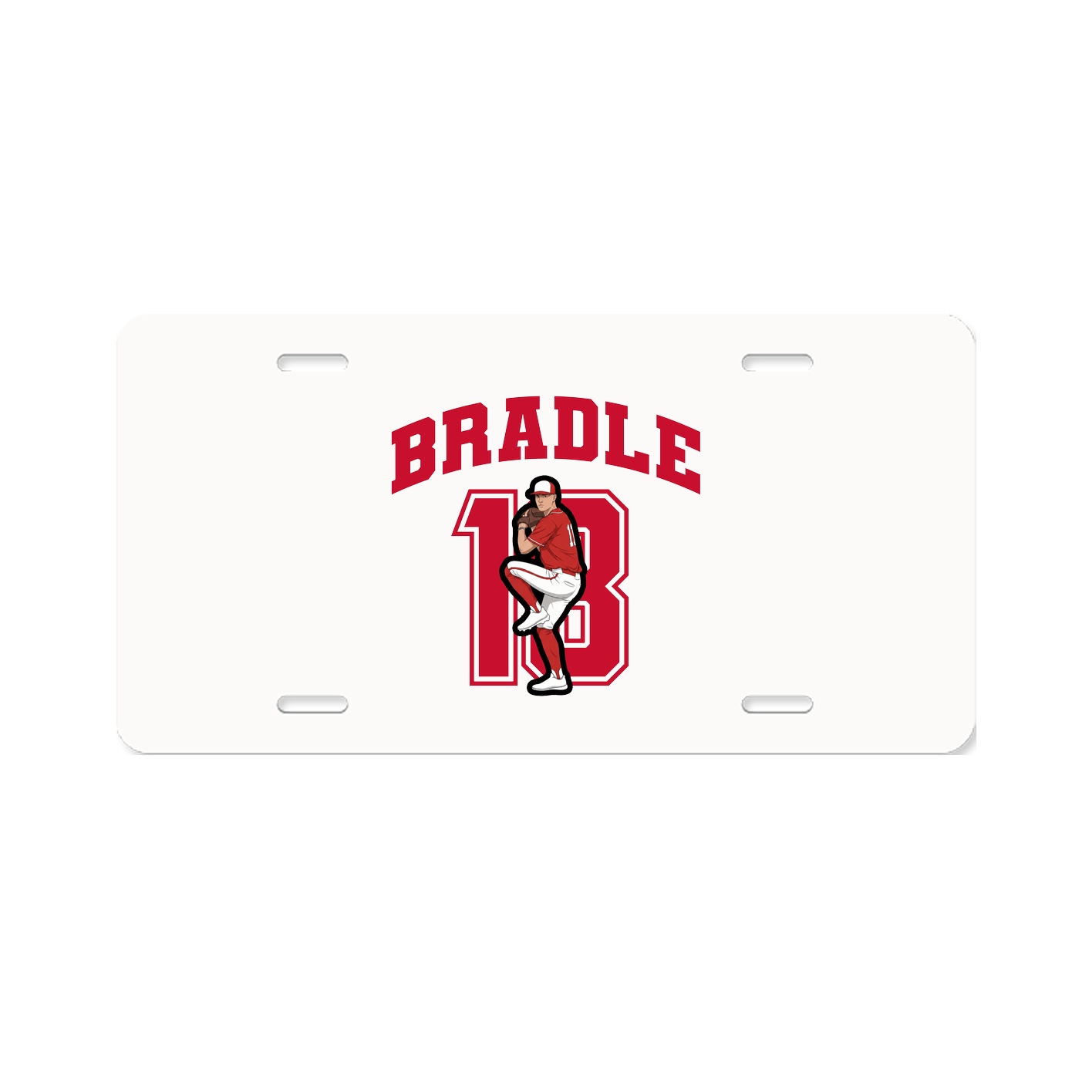 License Plate — Number in Classic