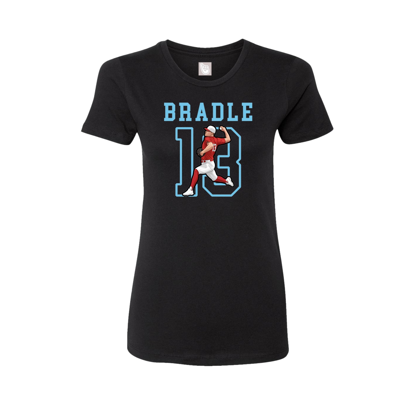 Fitted Women's Tee — Shirsey in Black