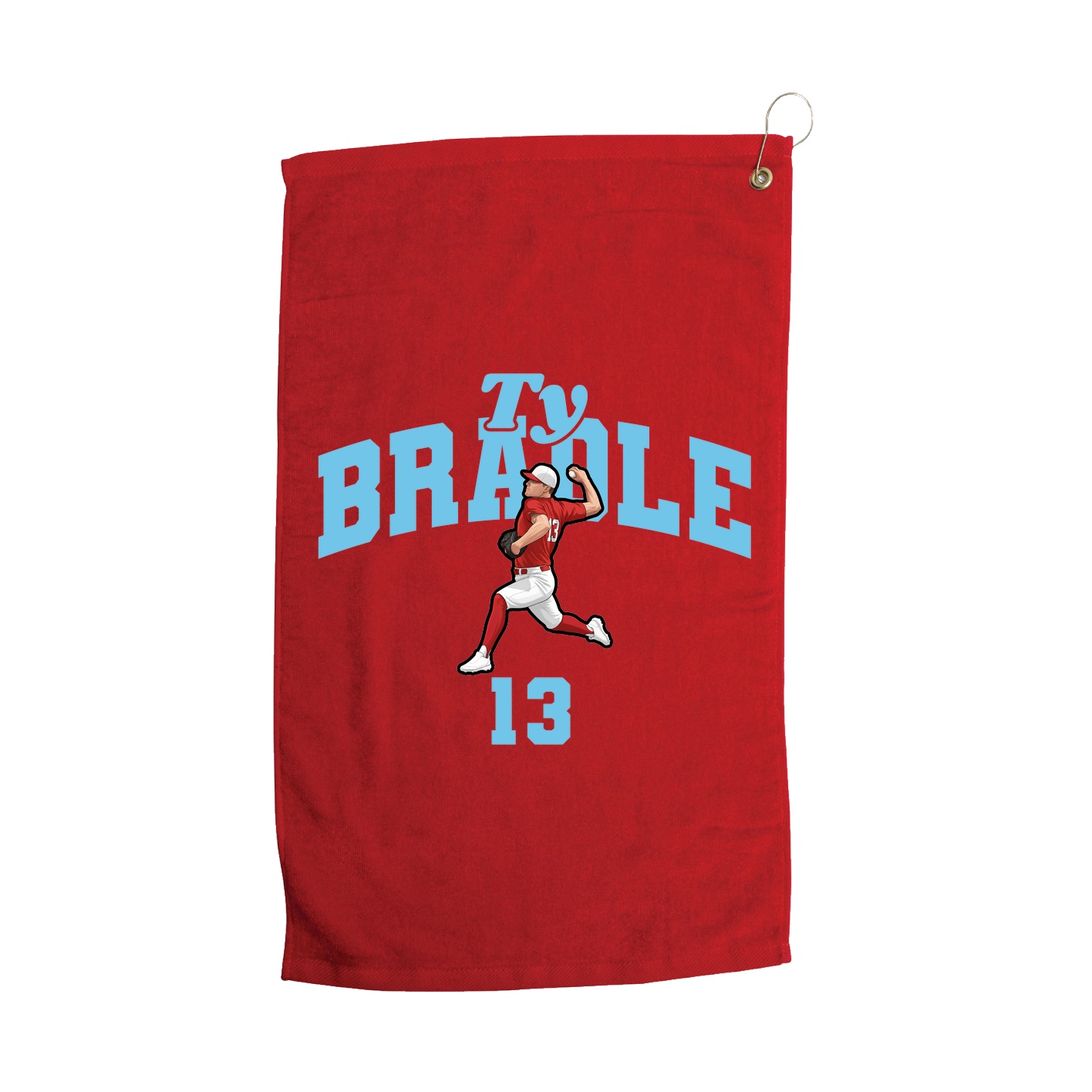 Golf Towel — Signature Arch in Red