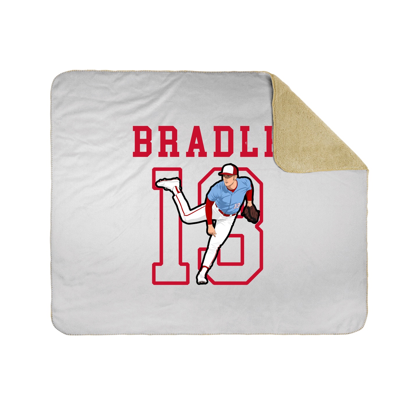 Throw Blanket — Shirsey in White
