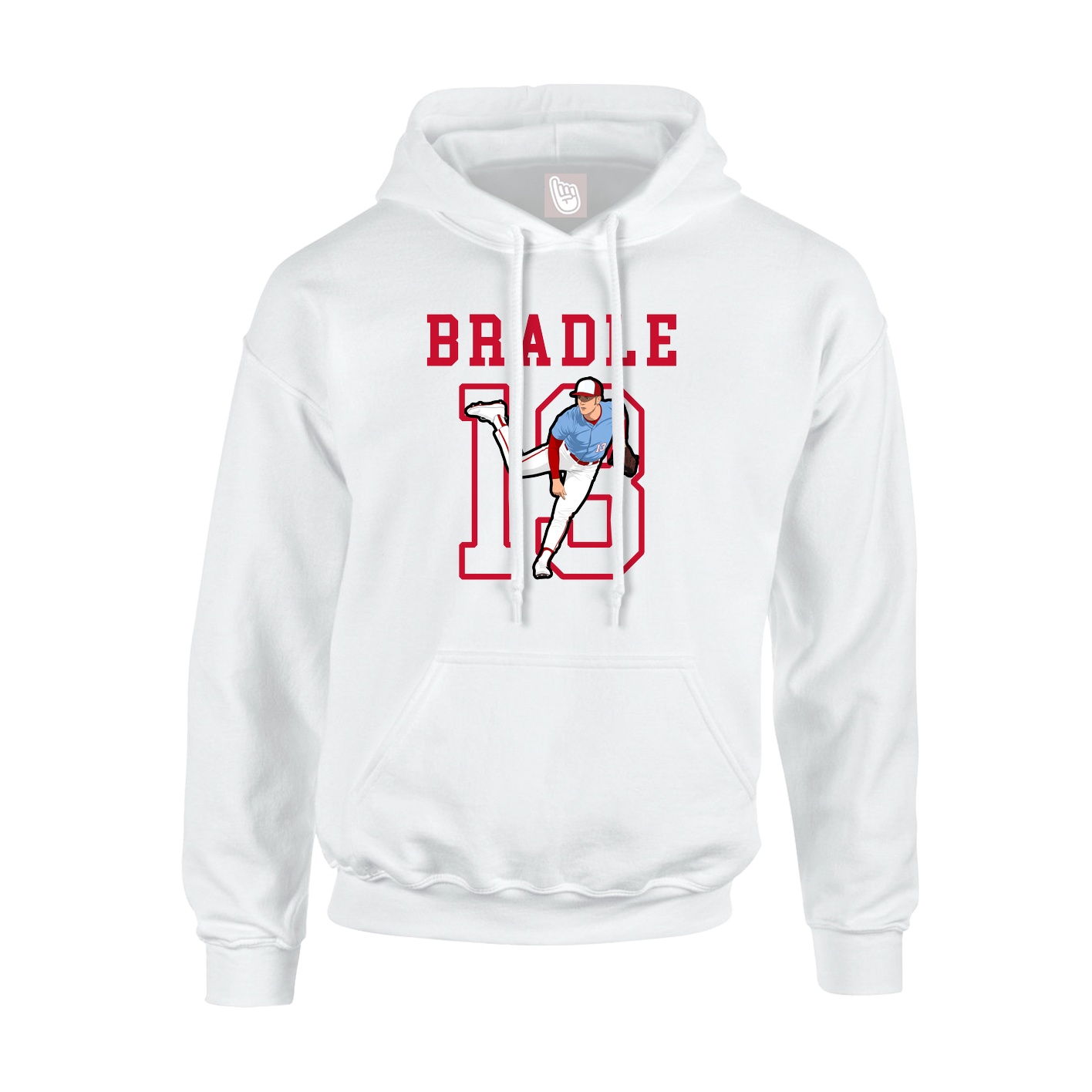 Hoodie — Shirsey in White