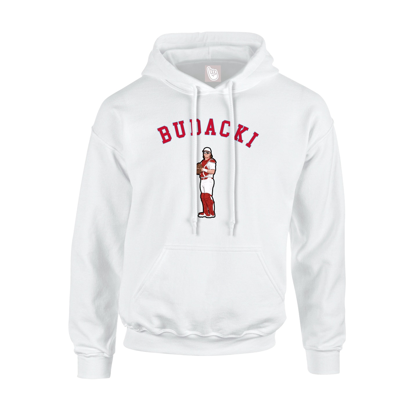 Hoodie — Shirsey Arch in White