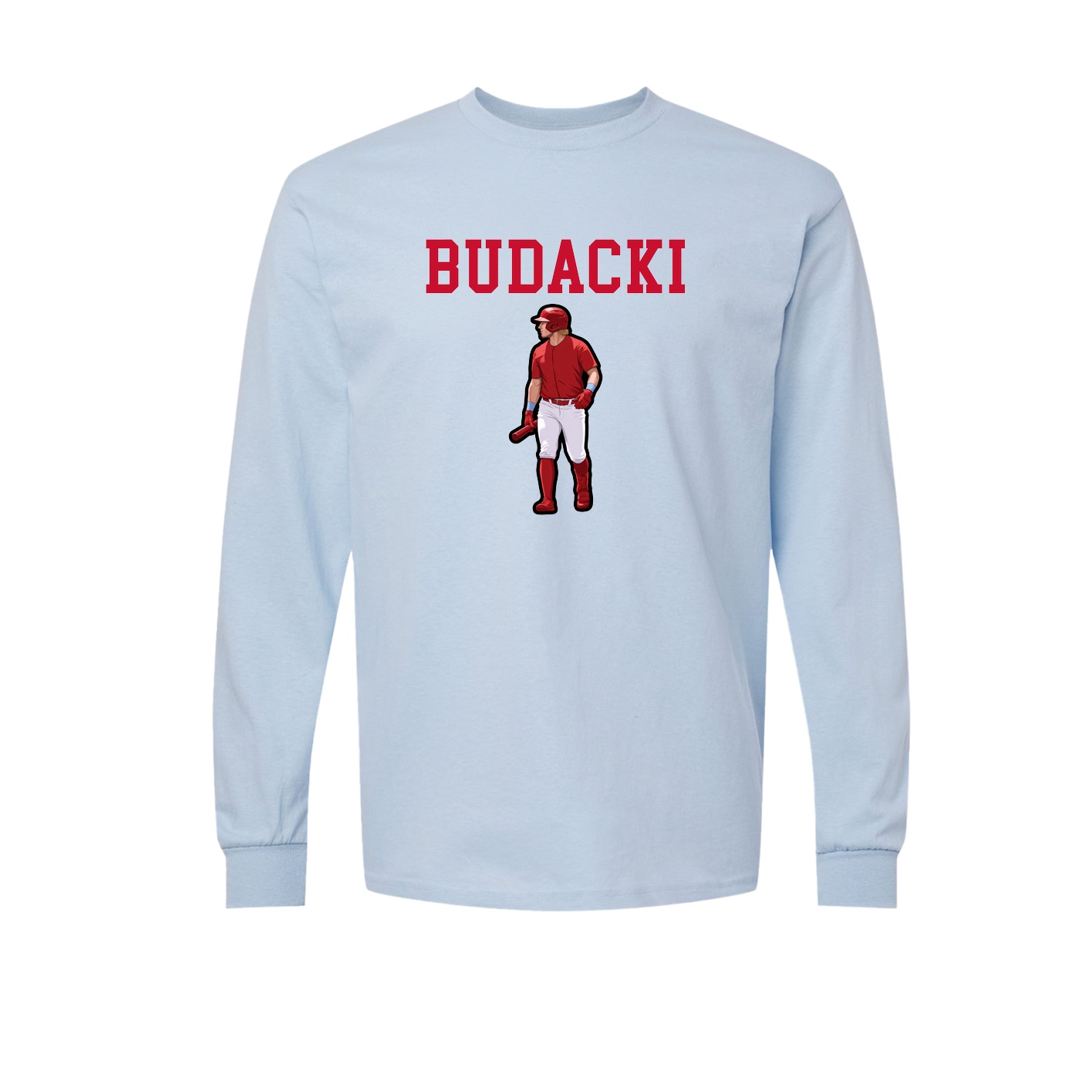 Long Sleeve Tee — Shirsey in Light Blue