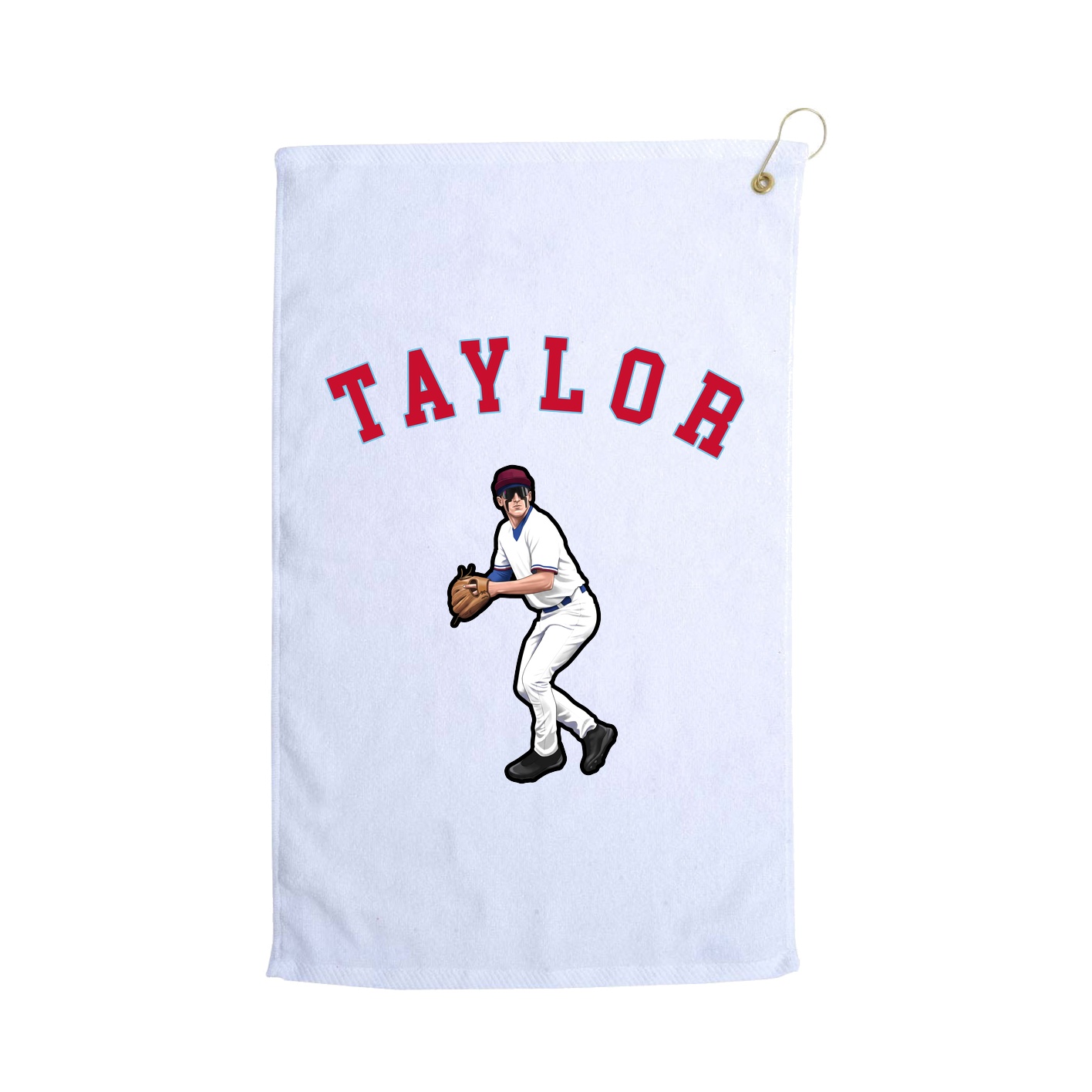 Golf Towel — Shirsey Arch in White