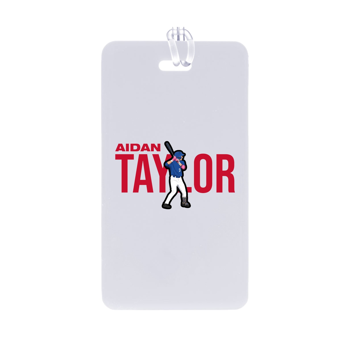 Bag Tag — Player Name in Classic