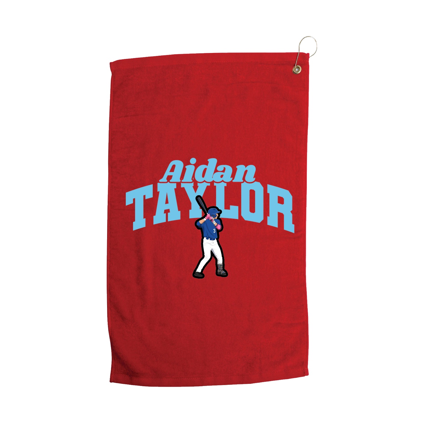 Golf Towel — Signature Arch in Red