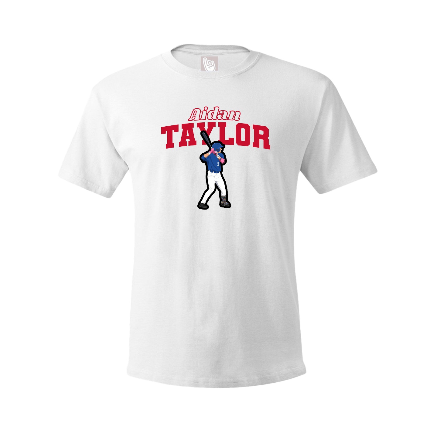 Tee — Name Arch in White