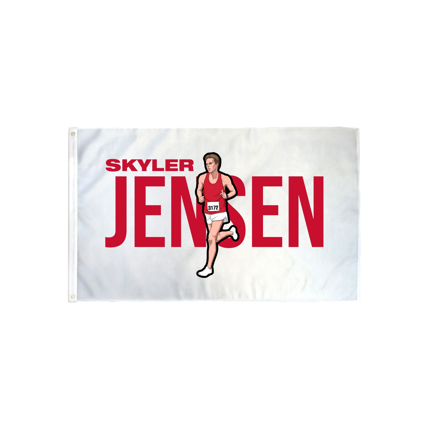3x5 Flag — Player Name in Classic