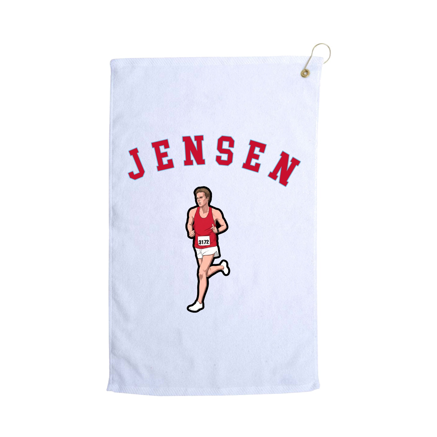 Golf Towel — Shirsey Arch in White