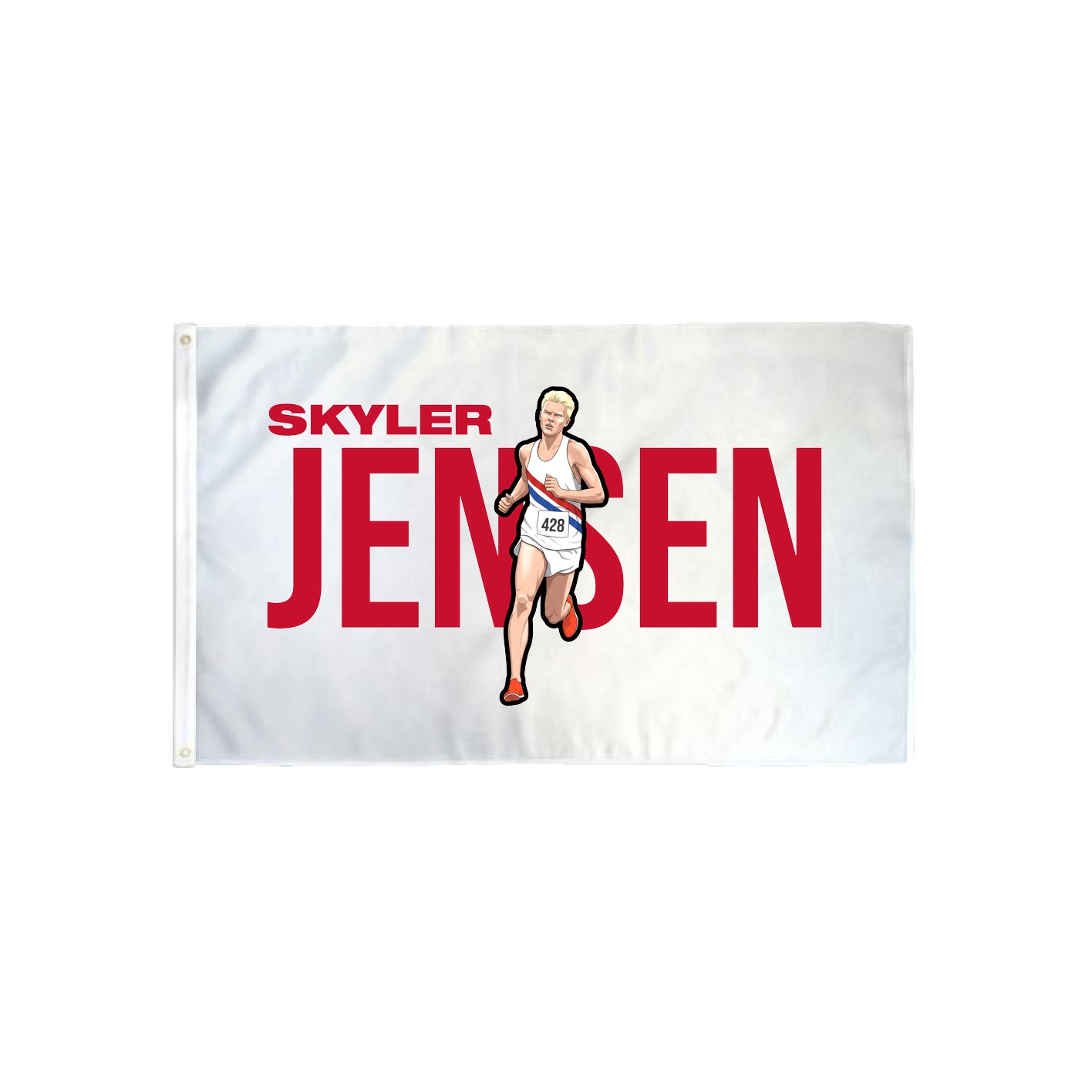 3x5 Flag — Player Name in Classic