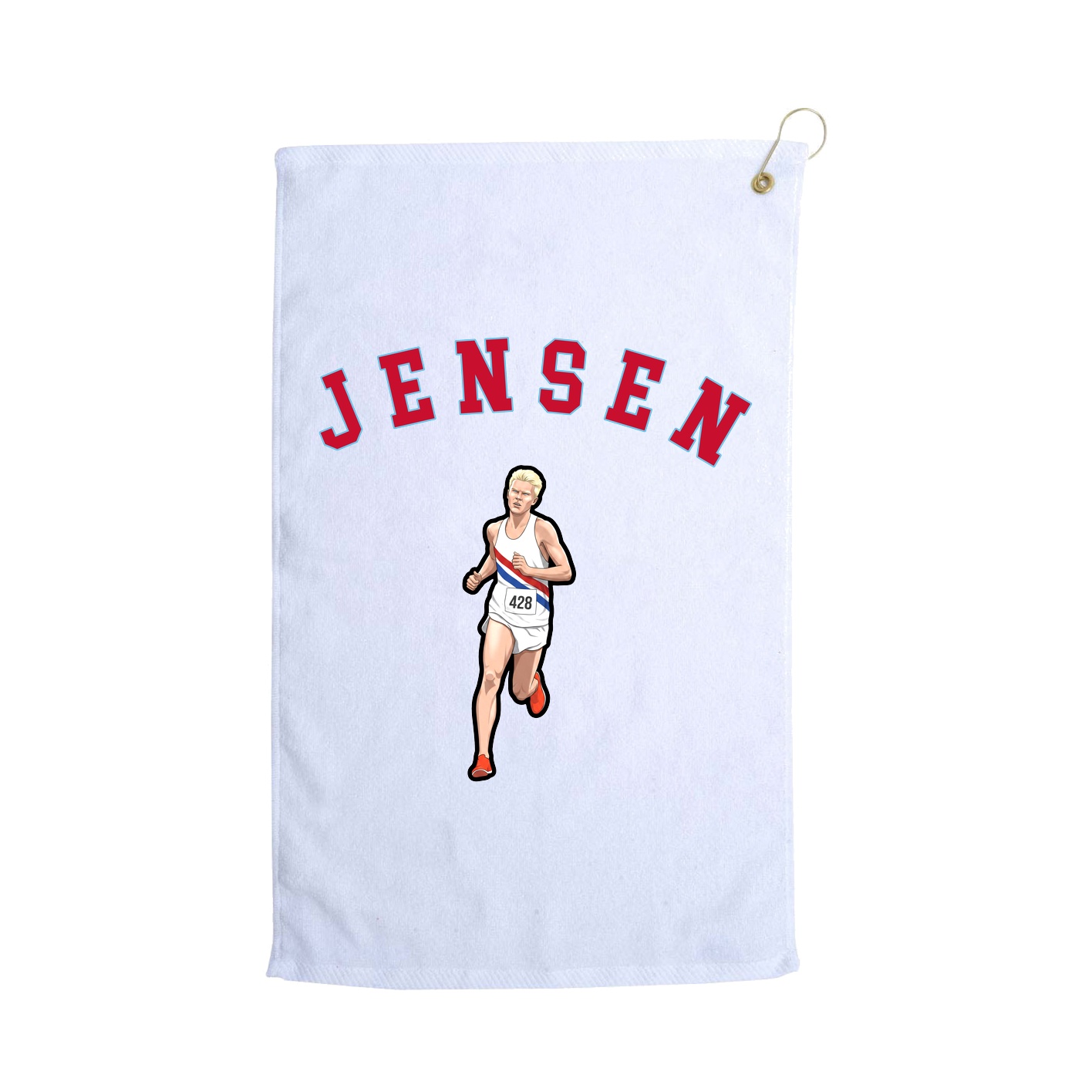 Golf Towel — Shirsey Arch in White